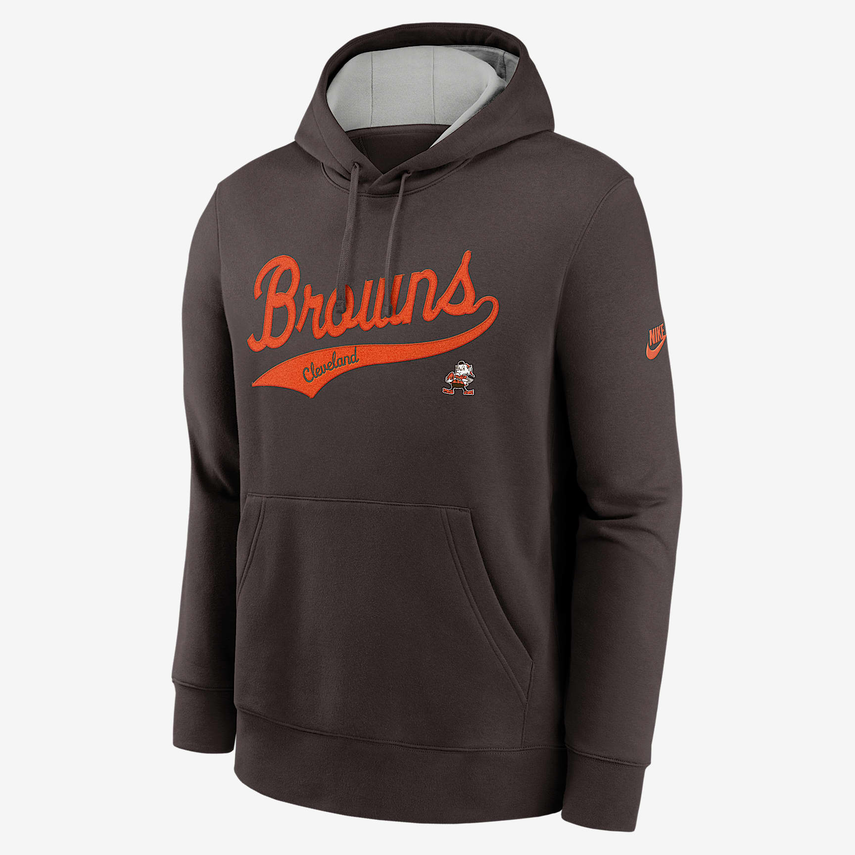 Cleveland Browns Rewind Club Logo Men's Nike NFL Pullover Hoodie