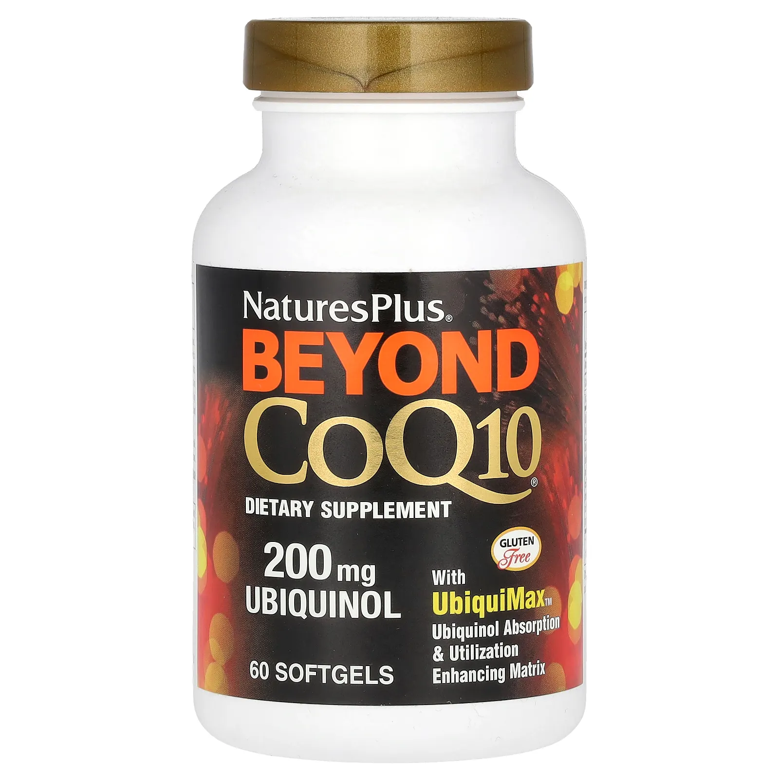 NaturesPlus, Beyond CoQ10, 200 мг, 60 капсул