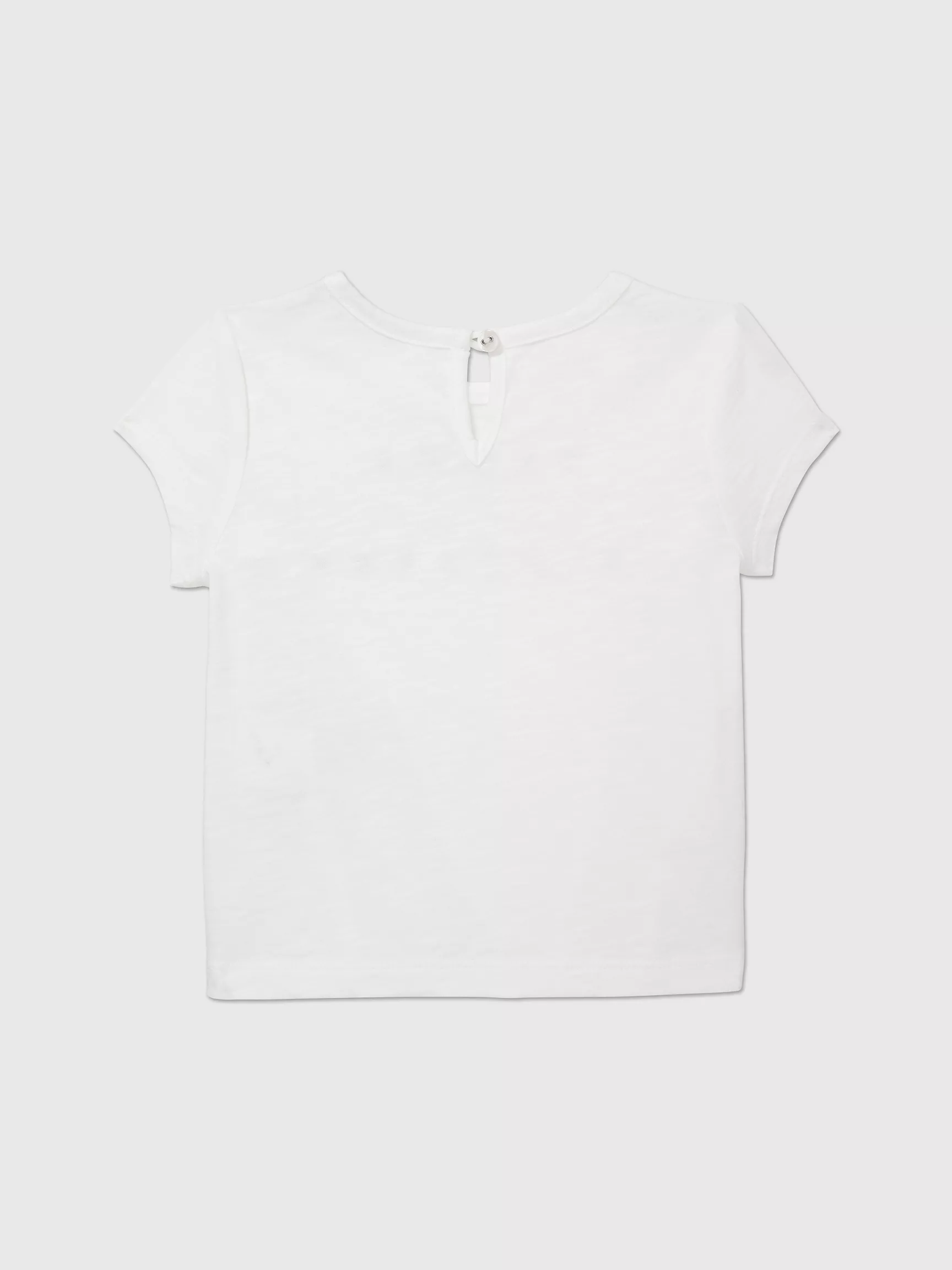 Футболка для девочек Tommy Hilfiger, Детская футболка с вышитым флагом