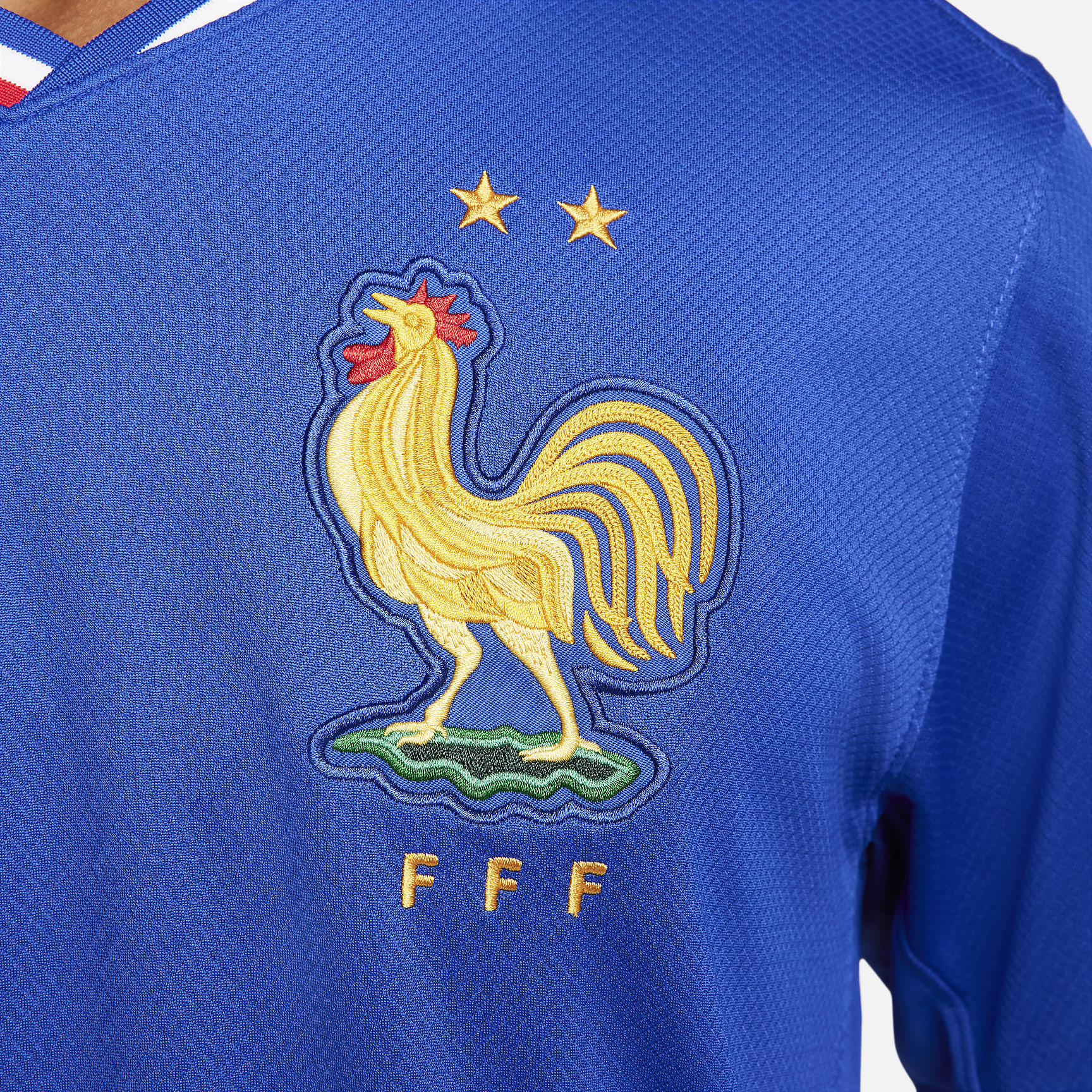 FFF (Men's Team) 2024/25 Stadium Home Men's Nike Dri-FIT Soccer Replica Jersey