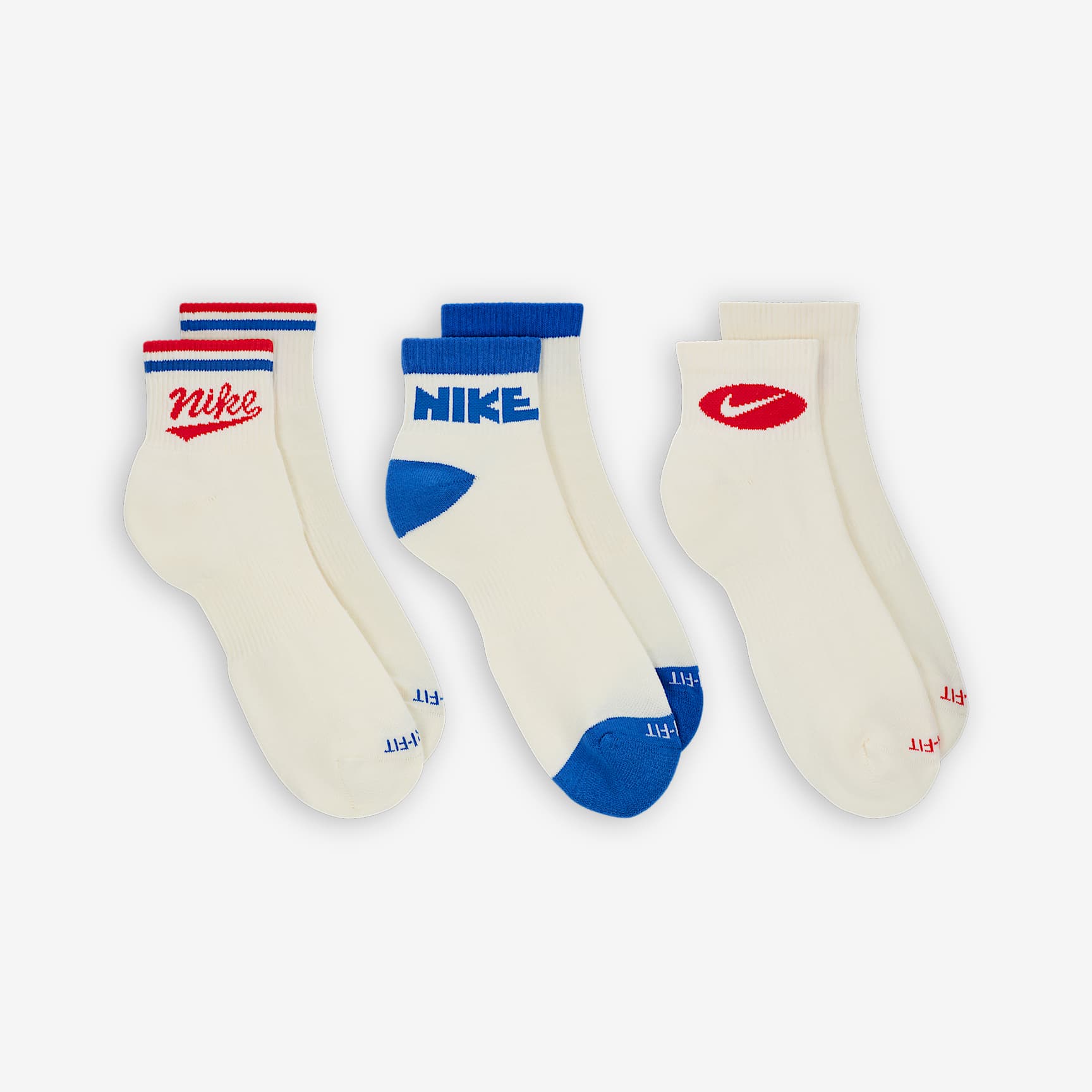 Nike Everyday Plus Ankle Socks (3 Pairs)