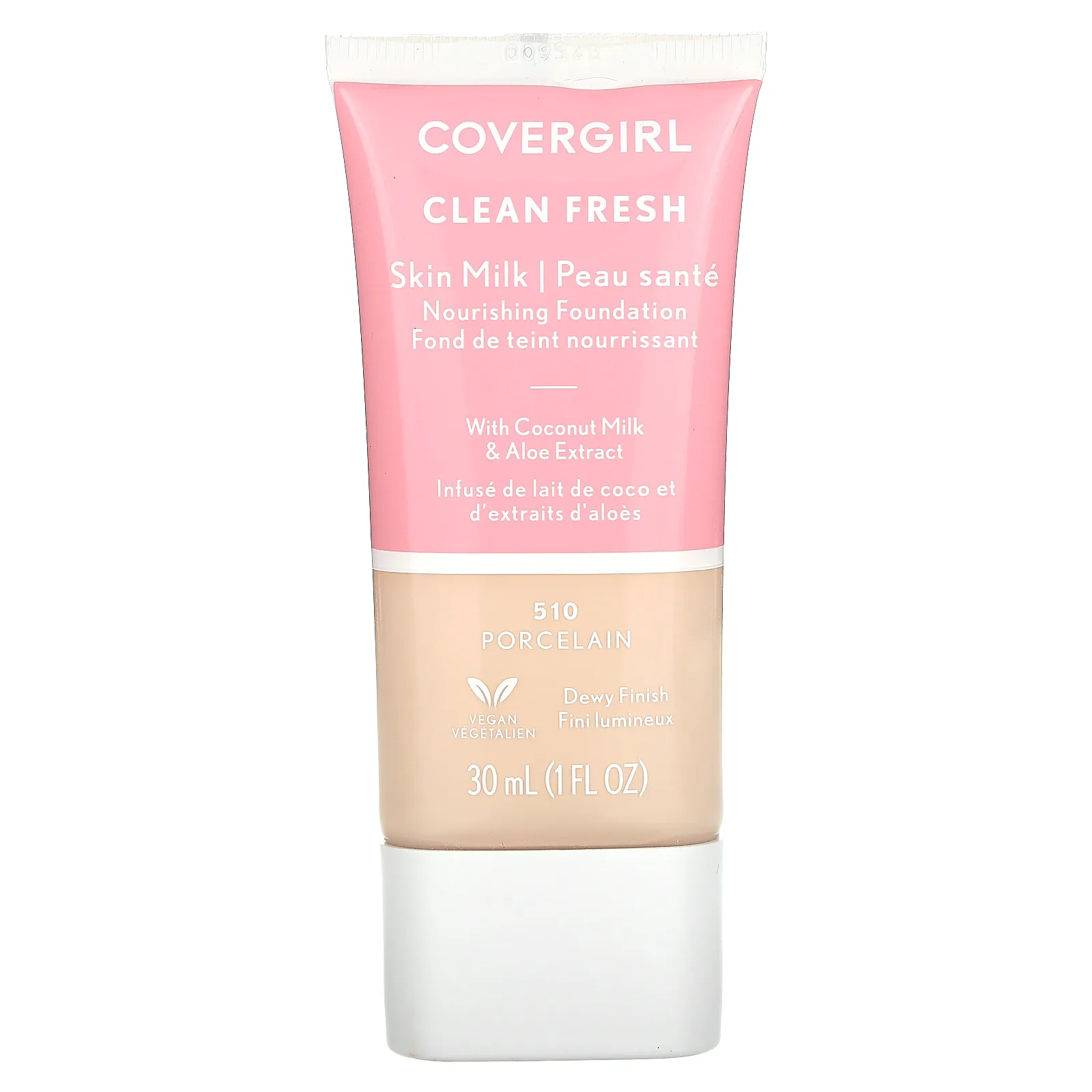 Covergirl, Clean Fresh, Skin Milk, питательный тональный крем, 510 фарфоровый, 30 мл (1 жидк. унция)