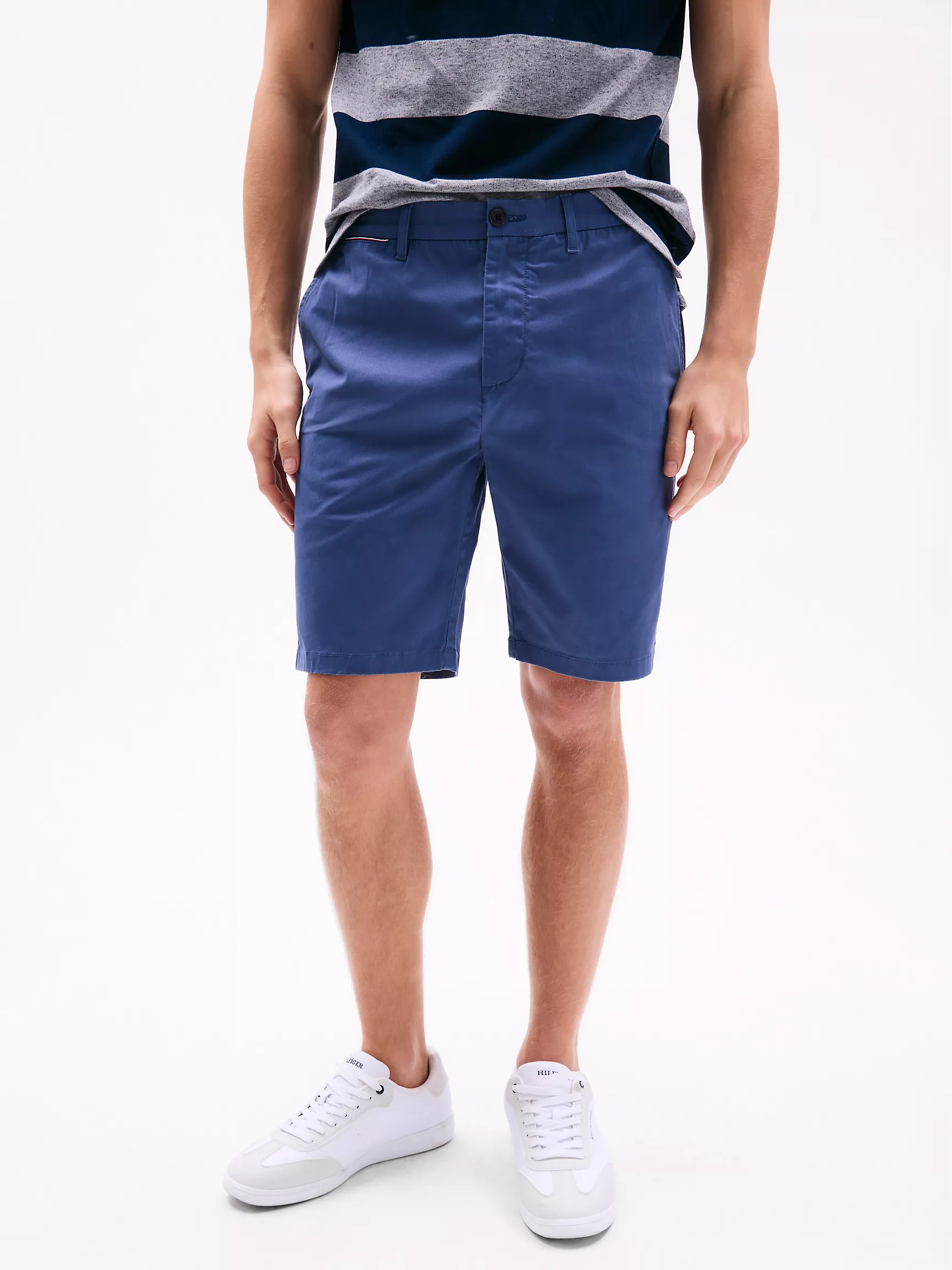 Мужские шорты Tommy Hilfiger, Комфортные эластичные шорты стандартного кроя (9 дюймов)