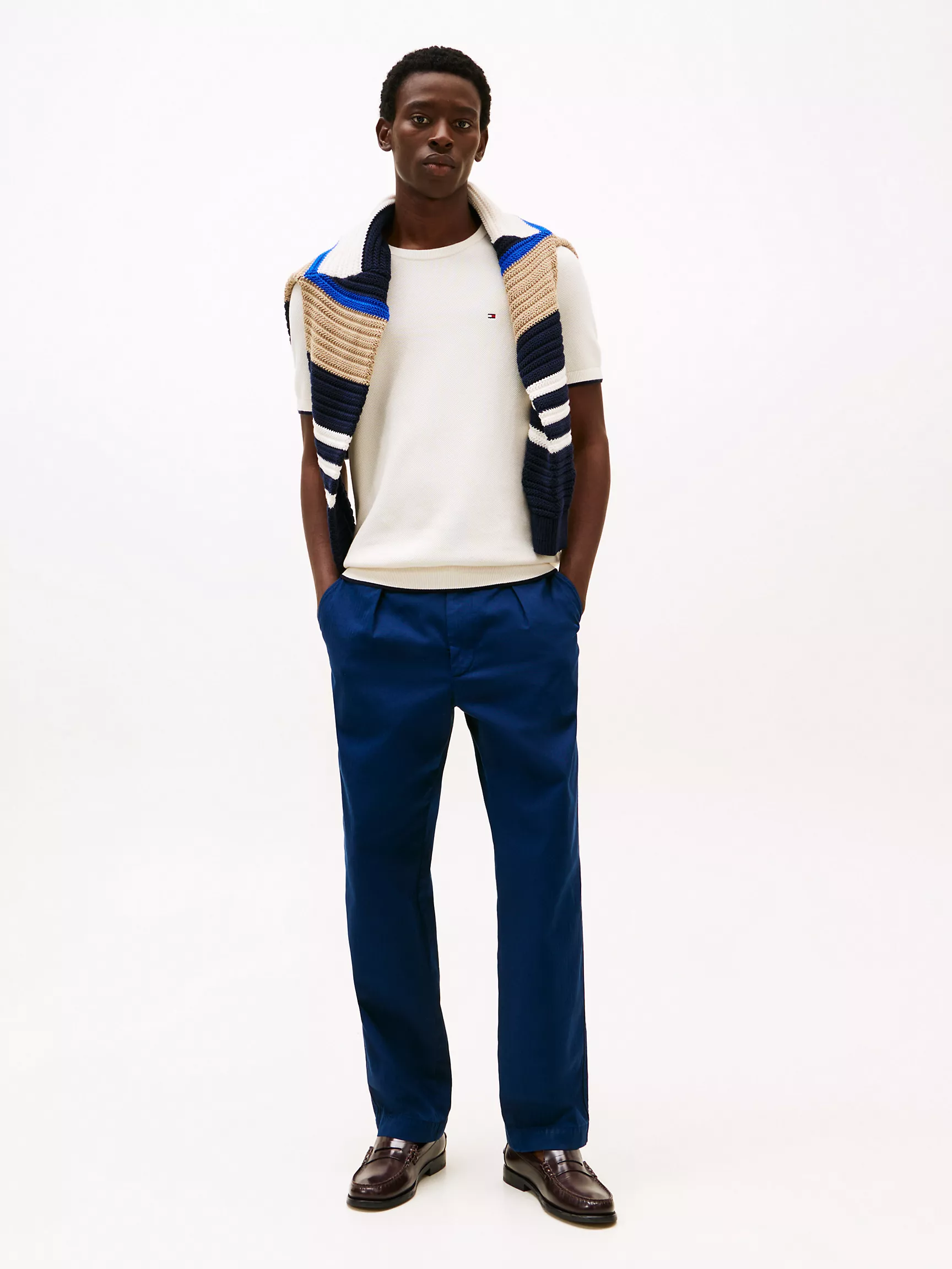 Мужской свитер Tommy Hilfiger, Футболка-свитер с контрастными краями