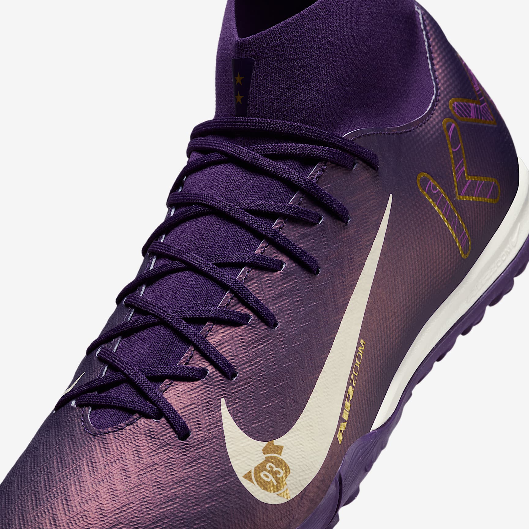 Nike Mercurial Superfly 10 Academy "Kylian Mbappé" TF High-Top Soccer Shoes