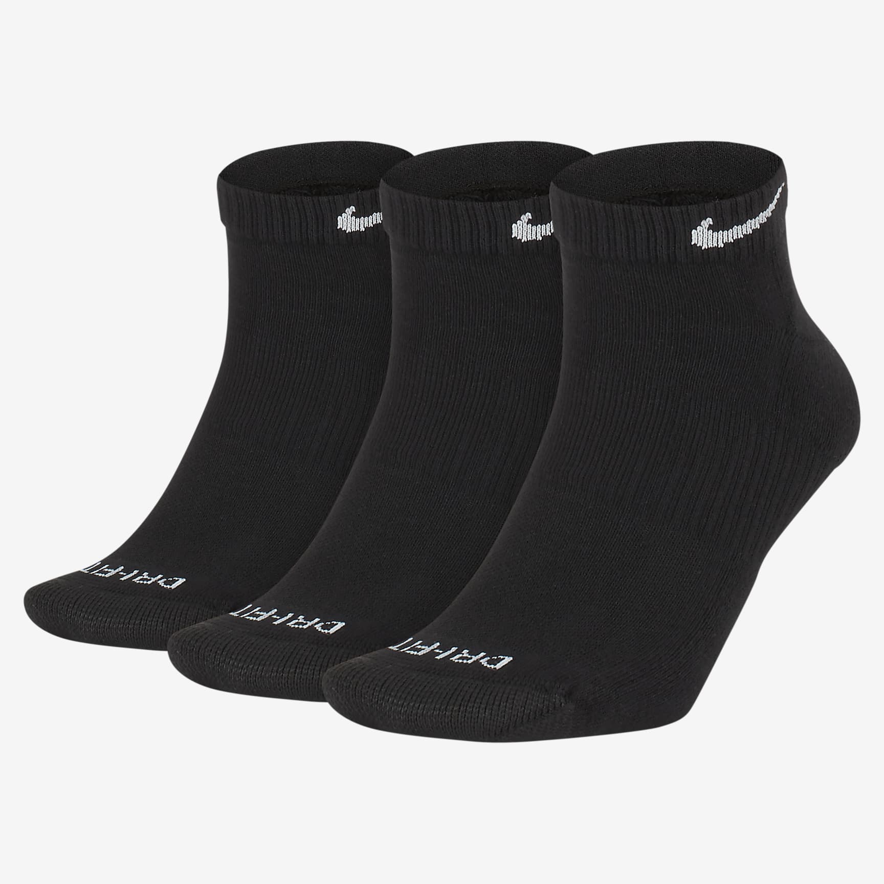 Nike Everyday Plus Cushioned Training Low Socks (3 Pairs)