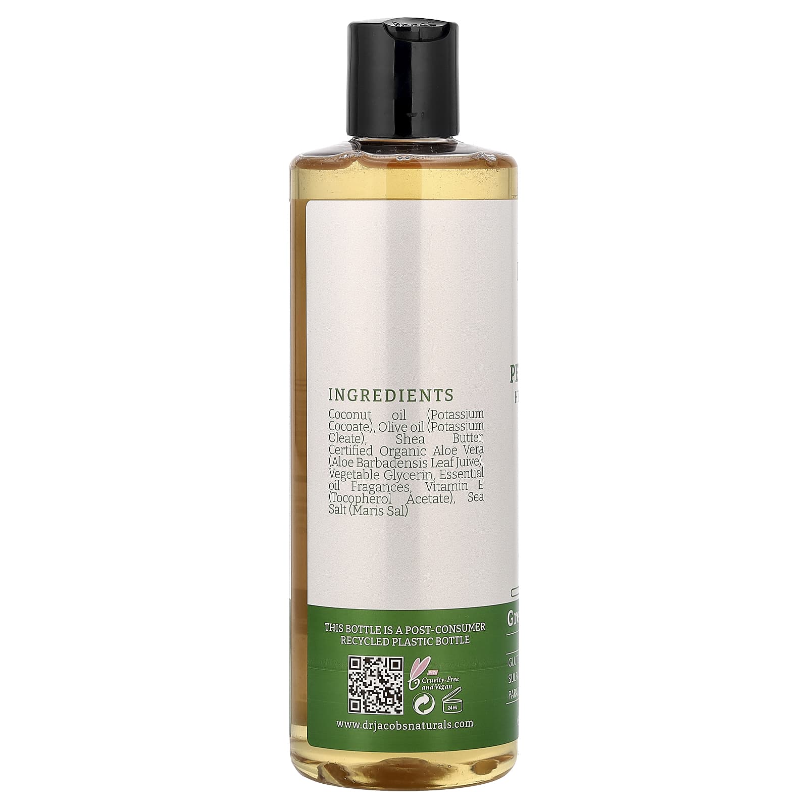 Dr. Jacobs Naturals, кастильский шампунь для домашних животных, зеленый чай и мята, 473 мл (16 унций)