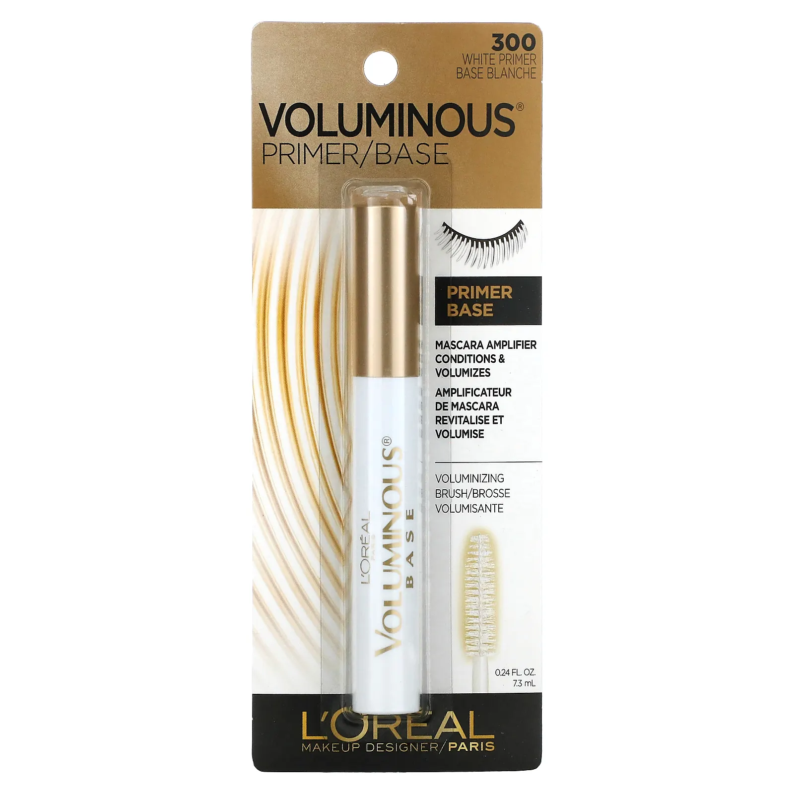 L'Oréal, Основа Voluminous, белый оттенок 300, 7,3 мл