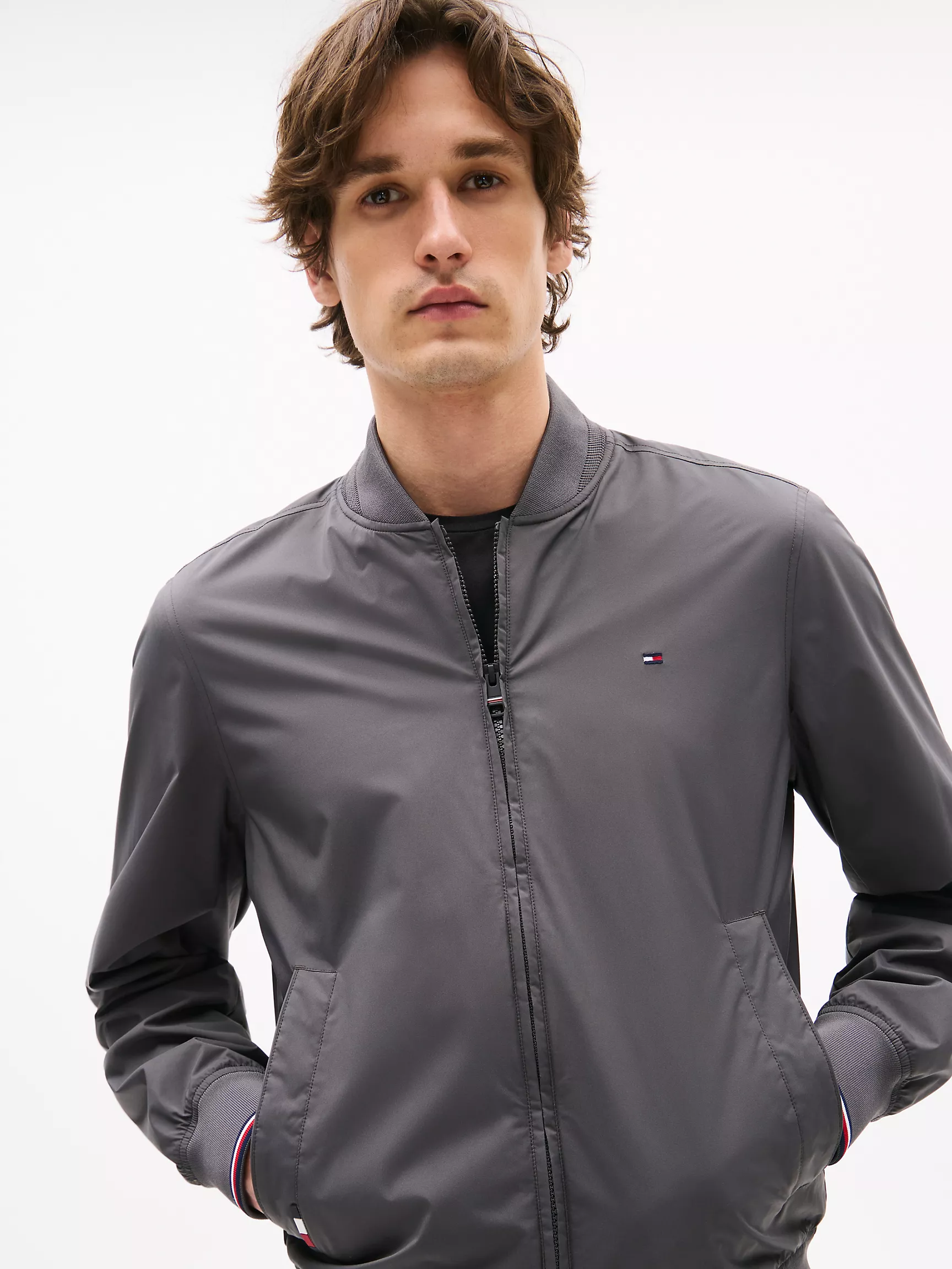 Мужская куртка Tommy Hilfiger, Легкий водоотталкивающий бомбер