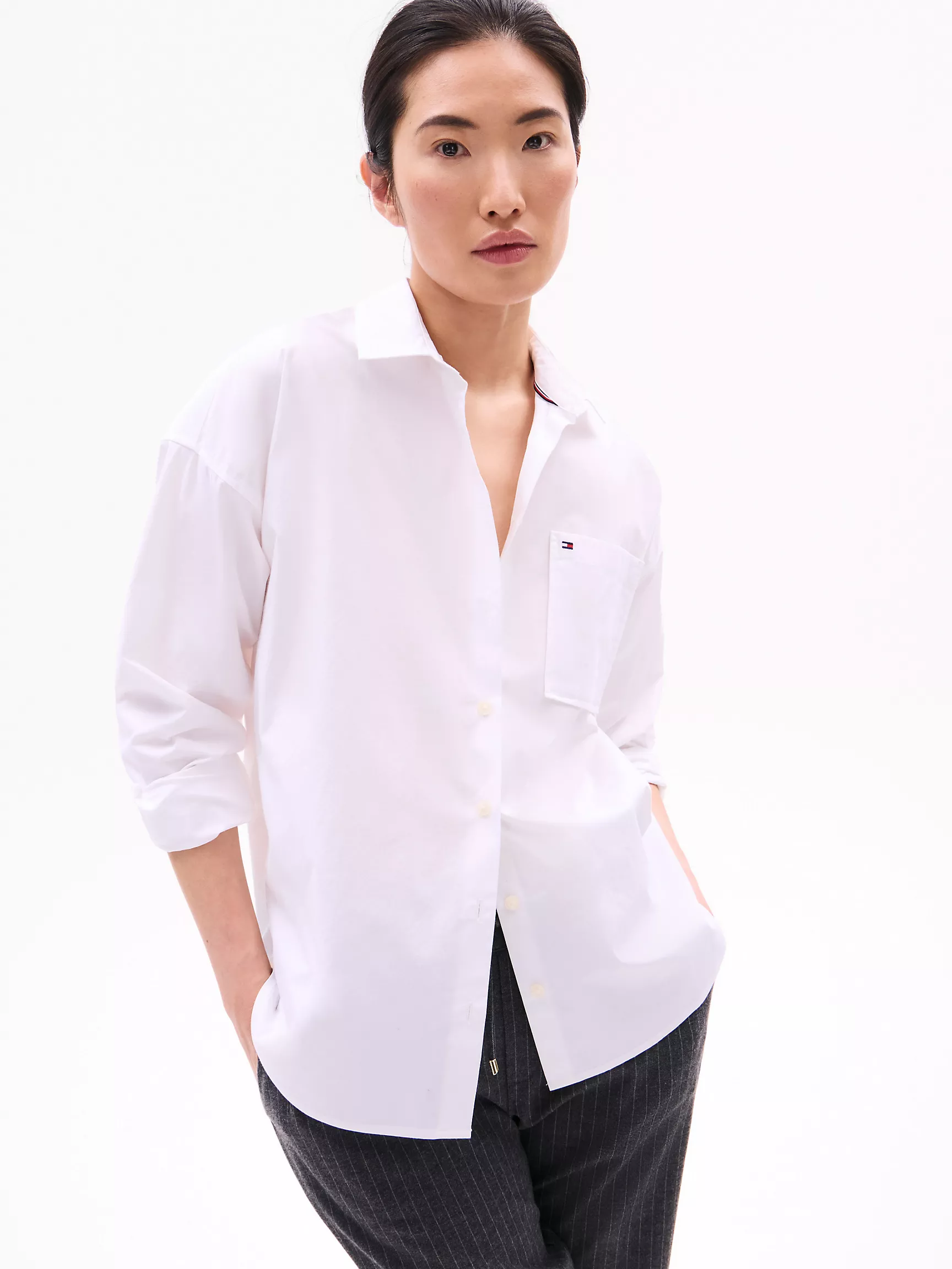 Женская рубашка Tommy Hilfiger, Свободная рубашка