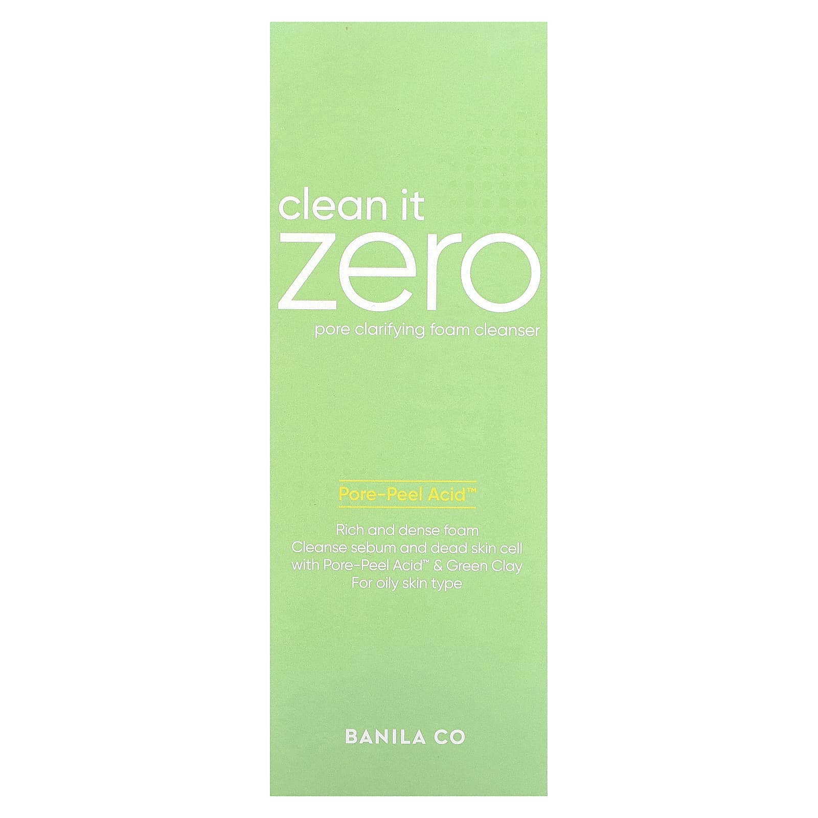 Banila Co, Clean It Zero, очищающая пенка для очищения пор, 150 мл (5,07 жидк. Унции)