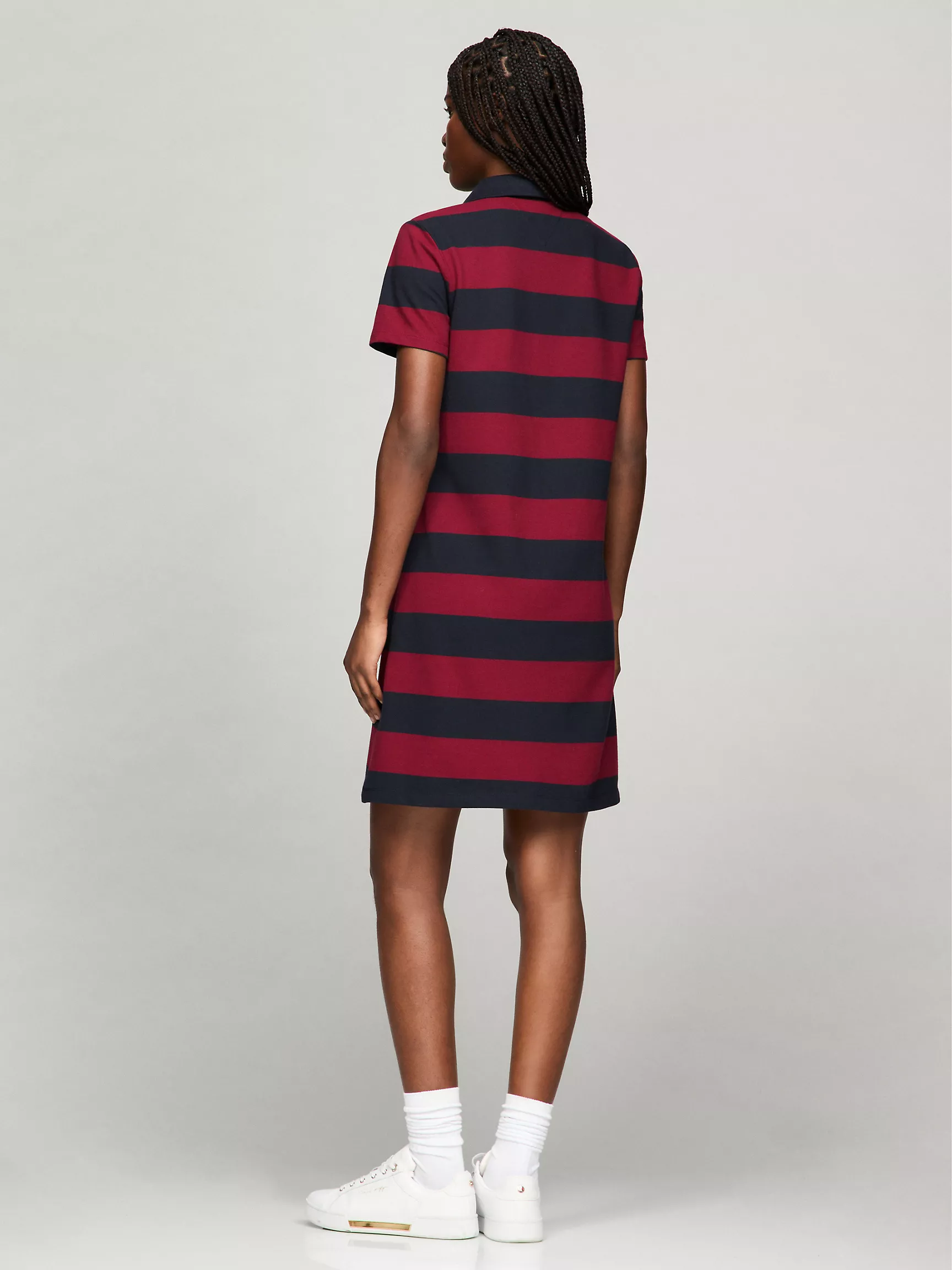 Женское платье Tommy Hilfiger, Поло-платье в полоску в стиле регби