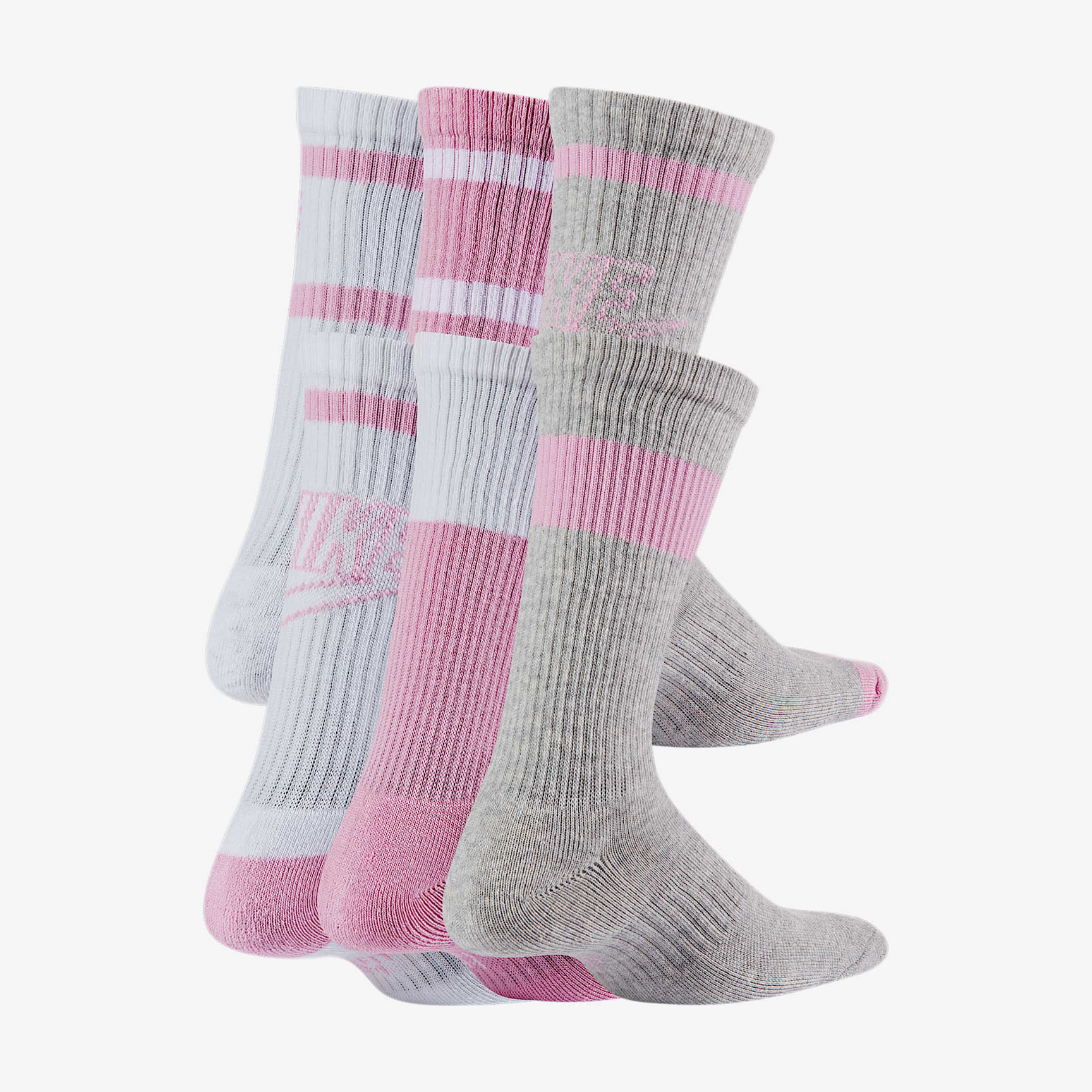 Nike Everyday Kids' Cushioned Crew Socks (6 Pairs)