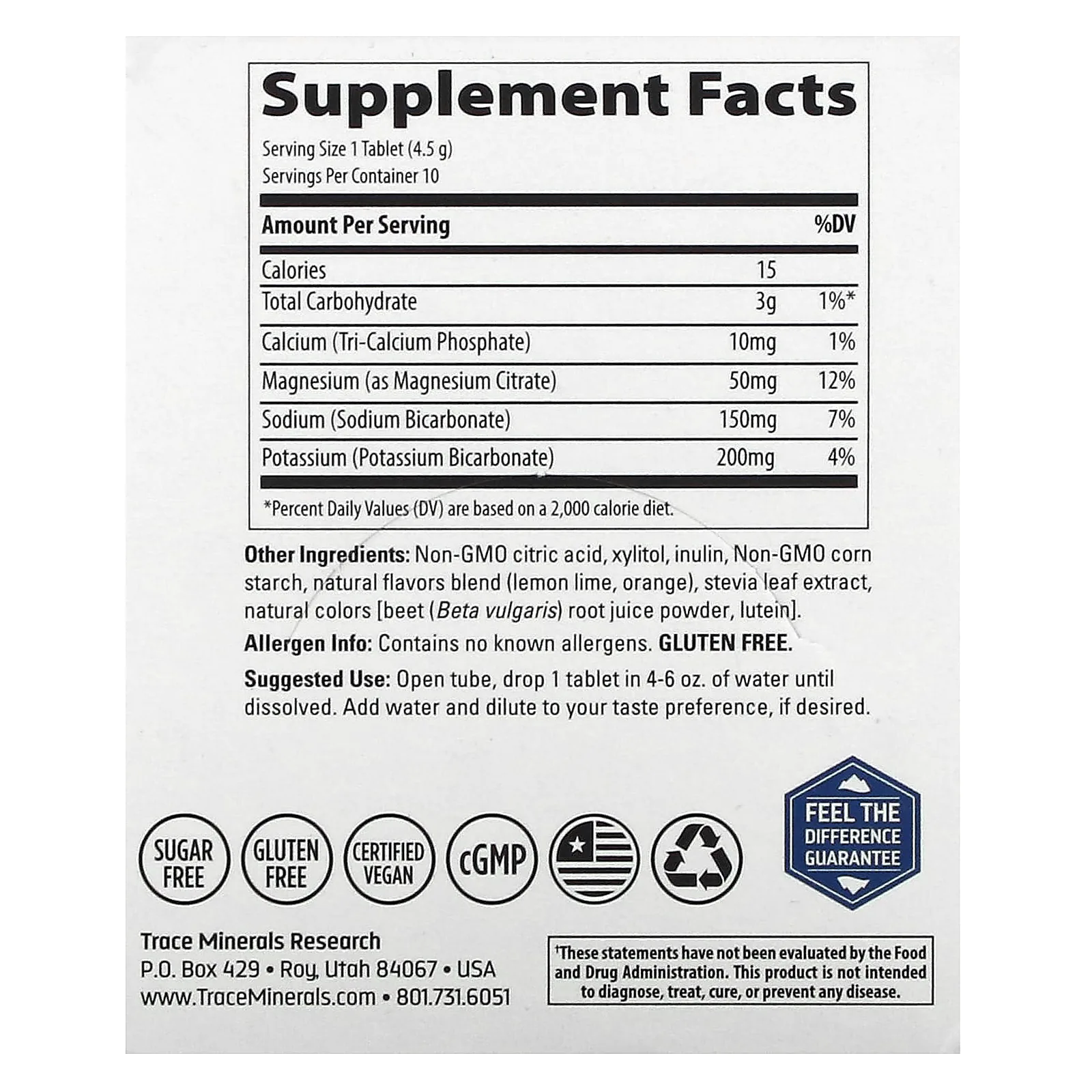 Trace Minerals ®, TM Sport, Max-Hydrate Endurance, шипучие таблетки для пополнения электролитов, со вкусом цитрусовых, 8 туб, по 10 таблеток в каждой