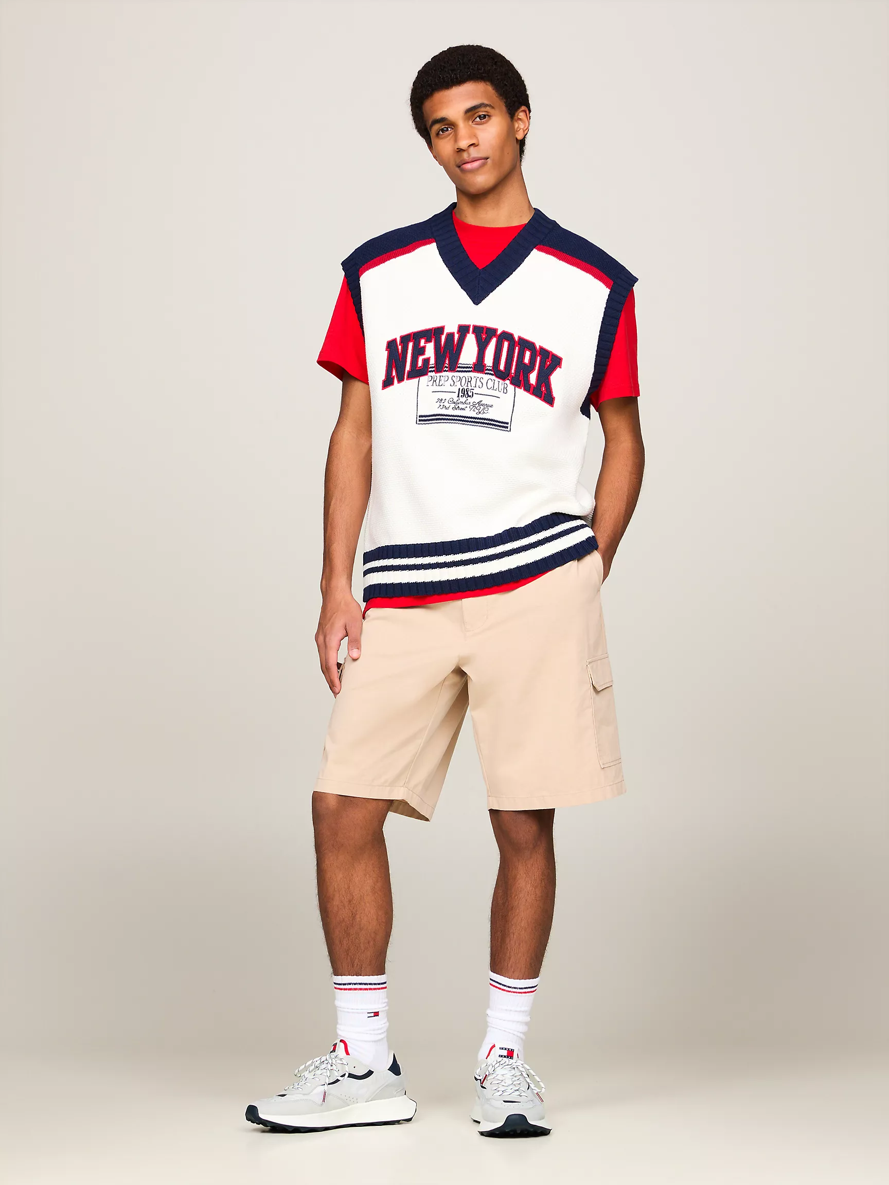 Мужские кроссовки Tommy Hilfiger, Кроссовки TJ из разных материалов с массивной подошвой