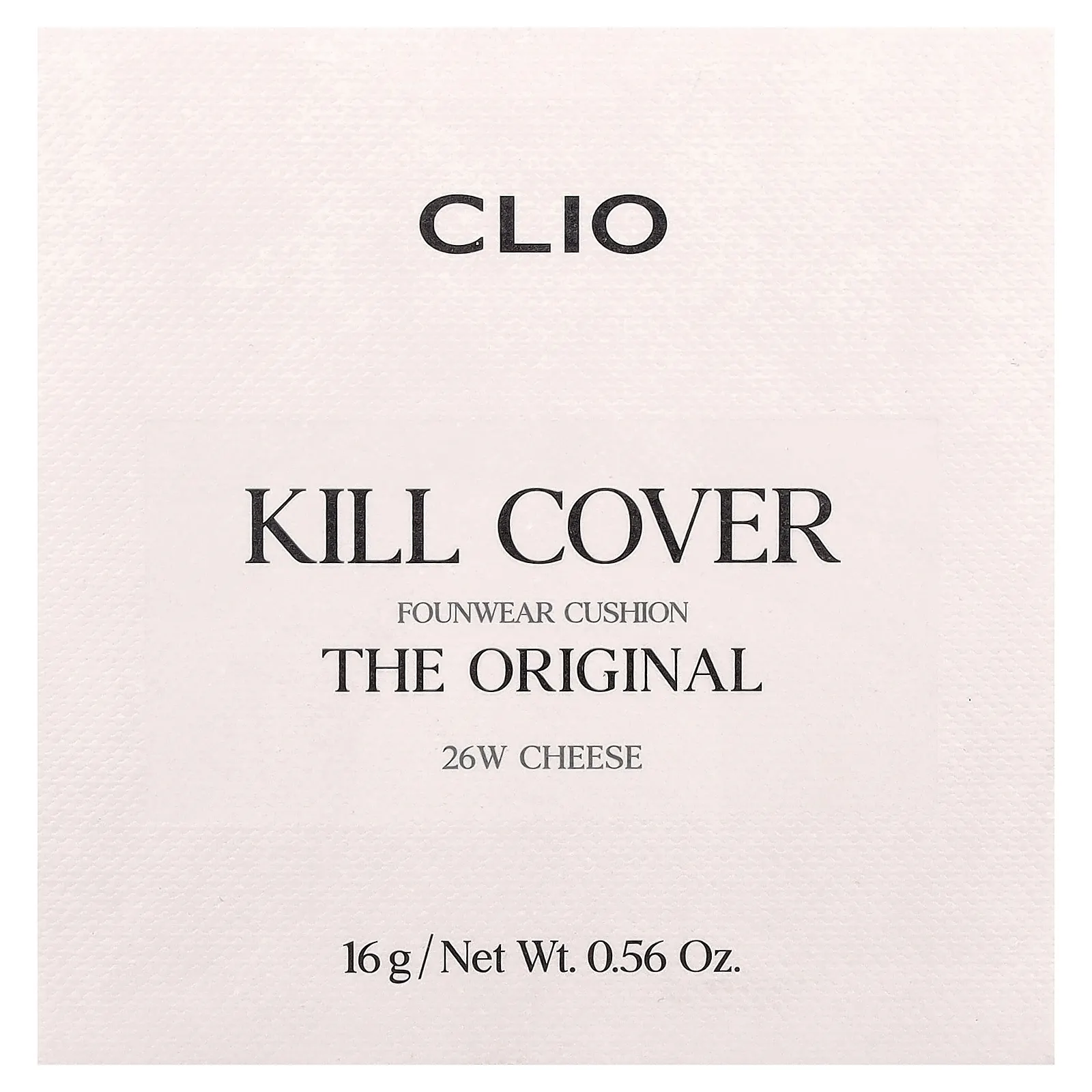 Clio, Mill Cover FounWear Cushion, кушон, 26 шт., сырный вкус, 16 г (0,56 унции)
