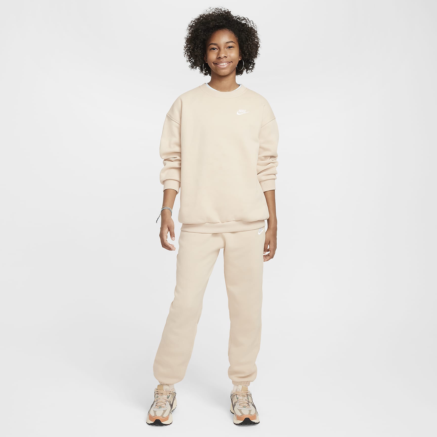 Nike Sportswear Club Fleece Big Kids' Oversized Sweatshirt