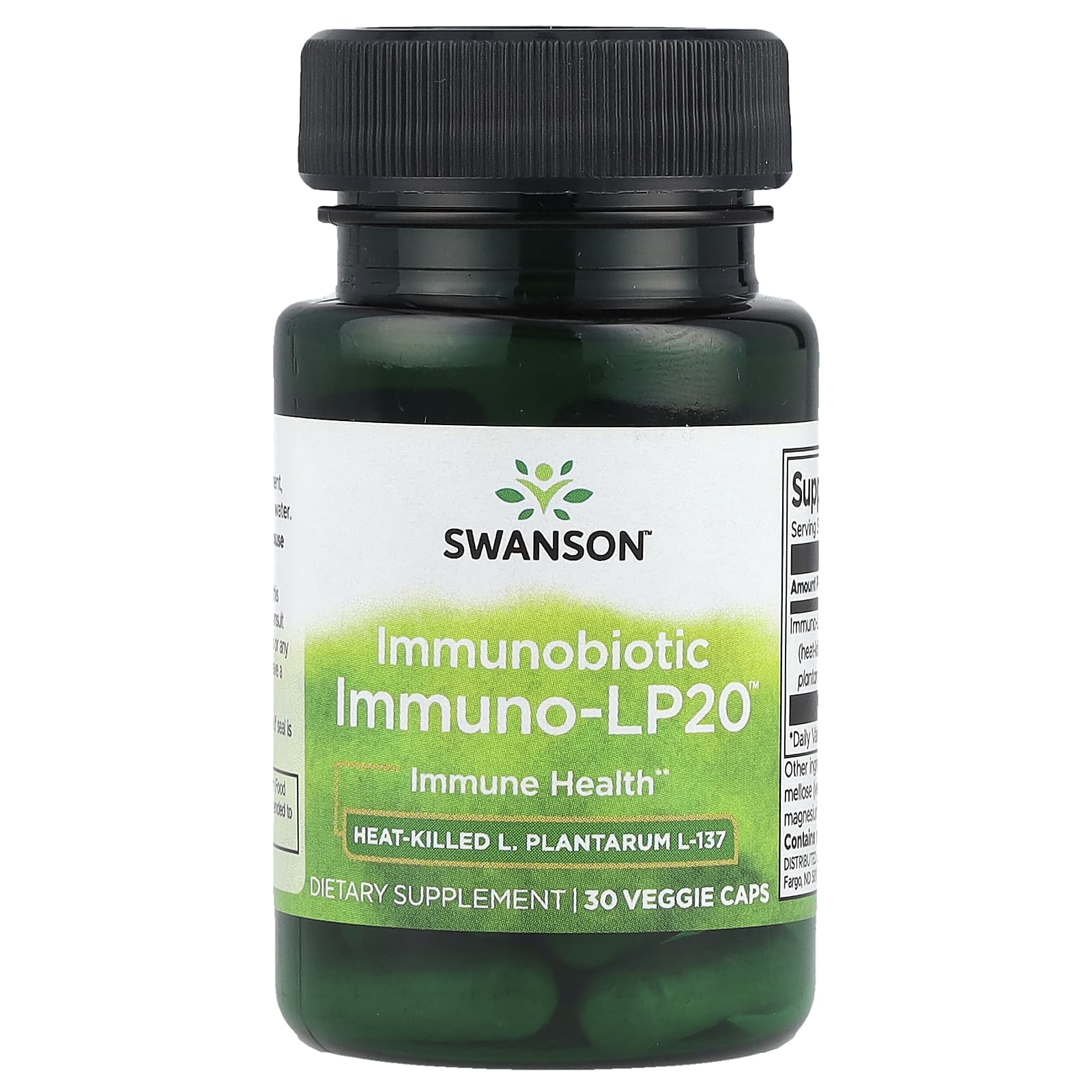 Swanson, Immunobiotic, Immuno-LP20, 30 растительных капсул