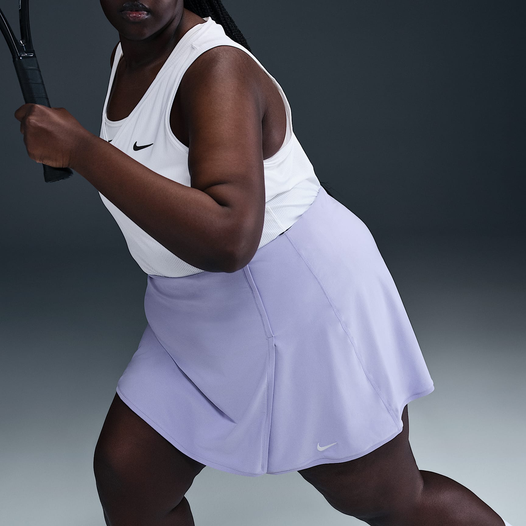Nike Victory Women's Dri-FIT Straight Tennis Skirt (Plus Size)