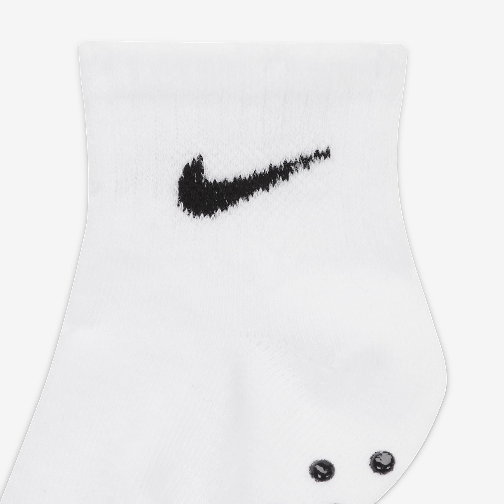 Nike Toddler Swoosh Ankle Gripper Socks (3-Pairs)