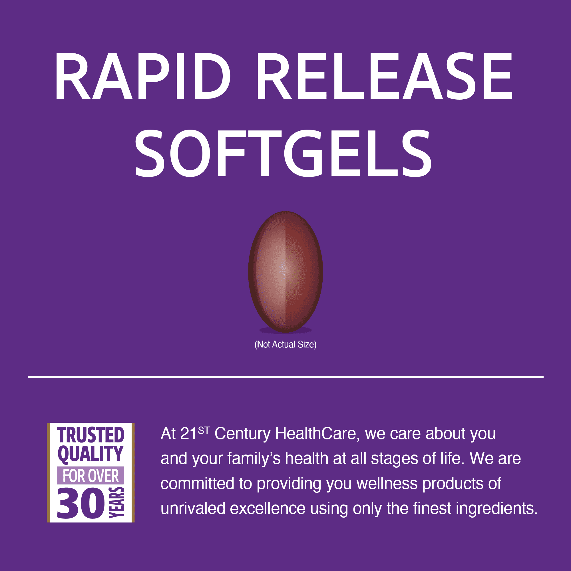 21st Century, жидкий кальций с коэнзим Q10, 100 мг, 90 мягких таблеток с быстрым высвобождением