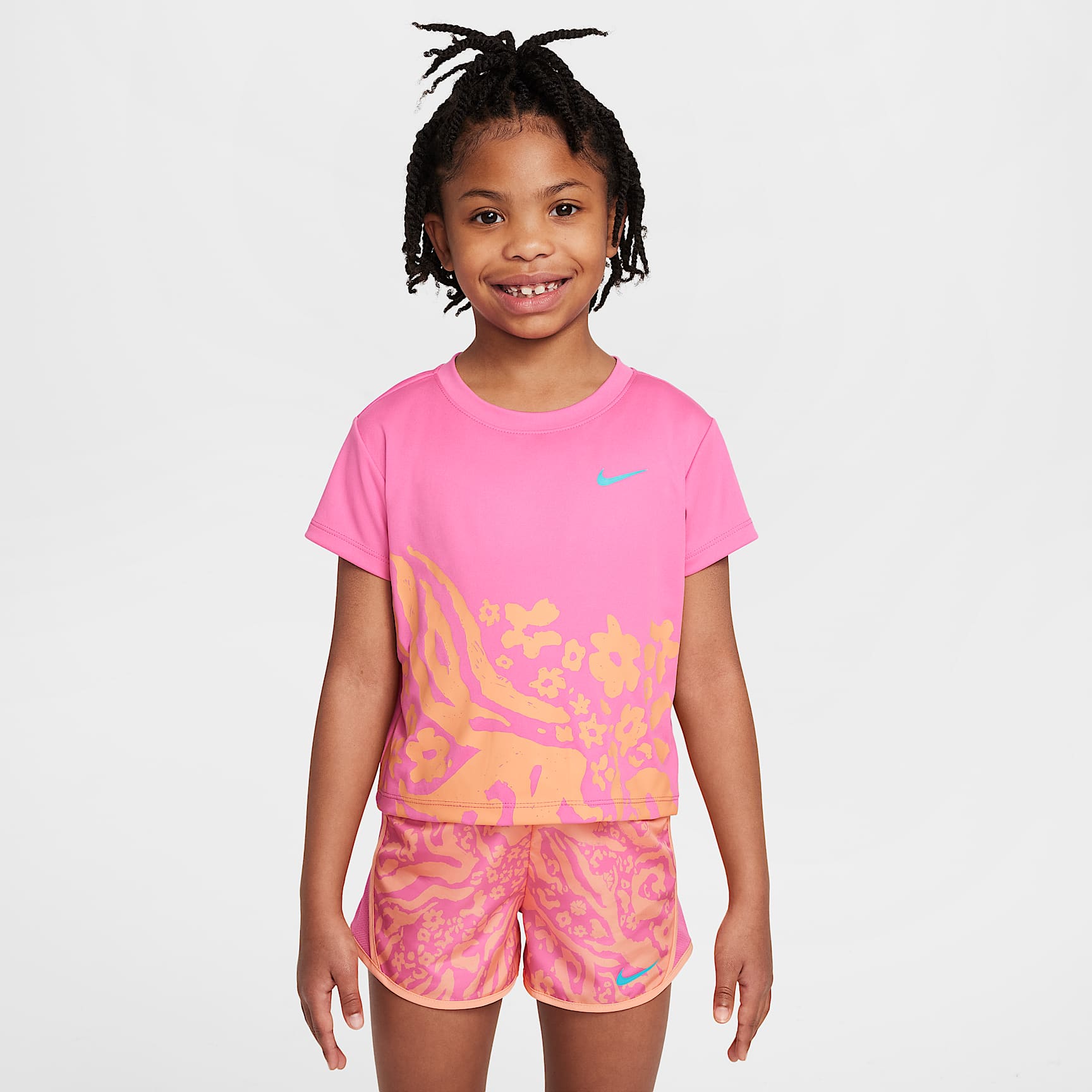 Nike Dri-FIT Little Kids' Wild Flower 2-Piece Tempo Set