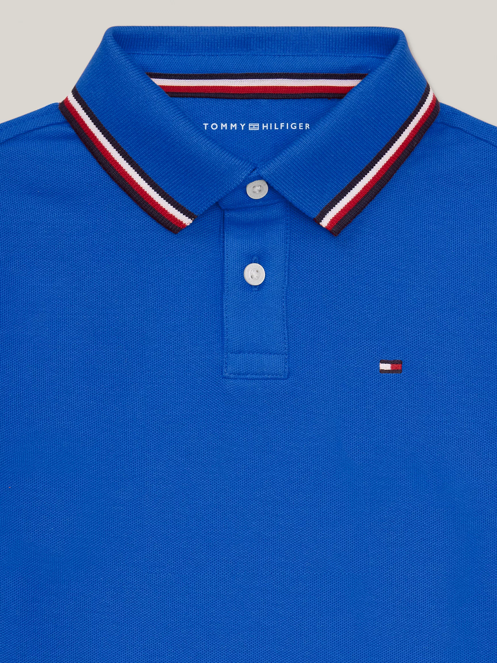 Рубашка-поло для мальчиков Tommy Hilfiger, Детское влагоотводящее поло Tommy с длинным рукавом