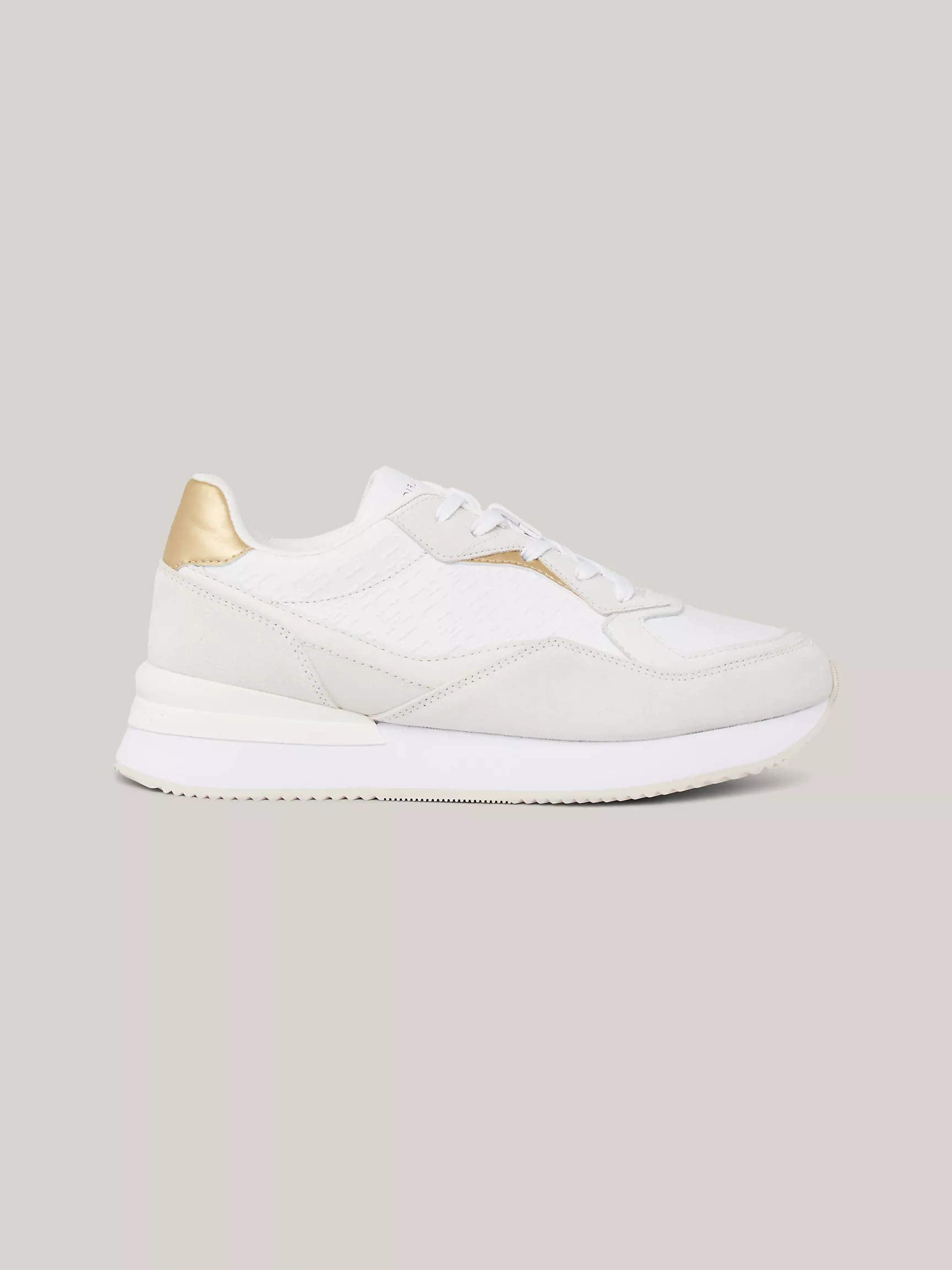 Женские кроссовки Tommy Hilfiger, Роскошные кожаные кеды с монограммным узором