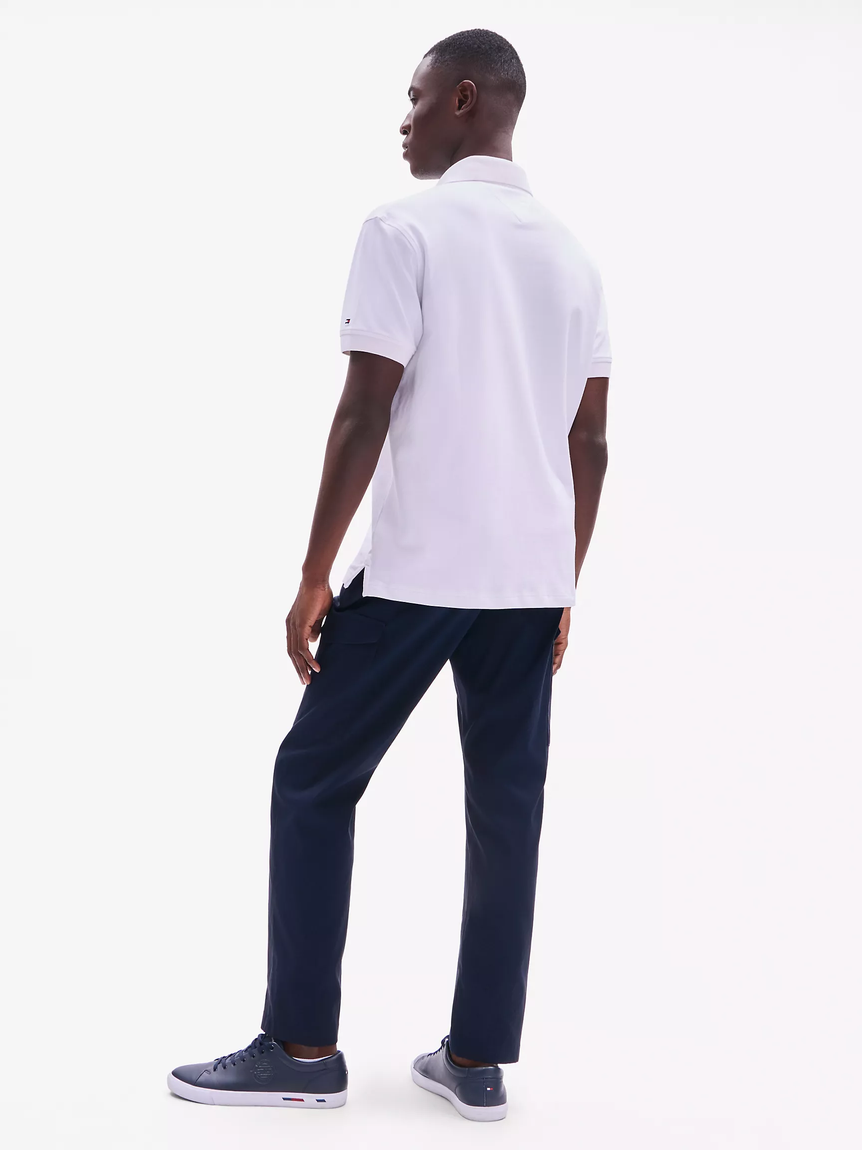 Мужское поло Tommy Hilfiger, Поло с вышитым графическим логотипом Tommy