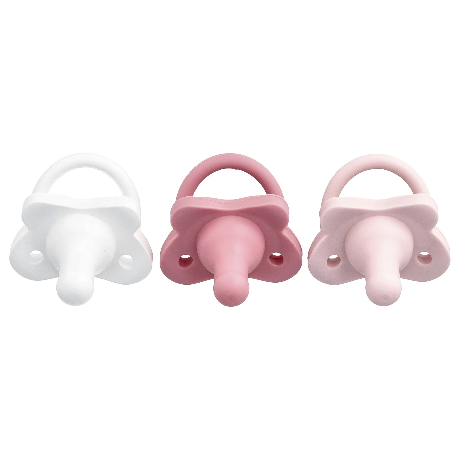 Dr. Brown's, HappyPaci™, соска, для детей 0–6 месяцев, розовая, светло-розовый и белый, 3 шт.