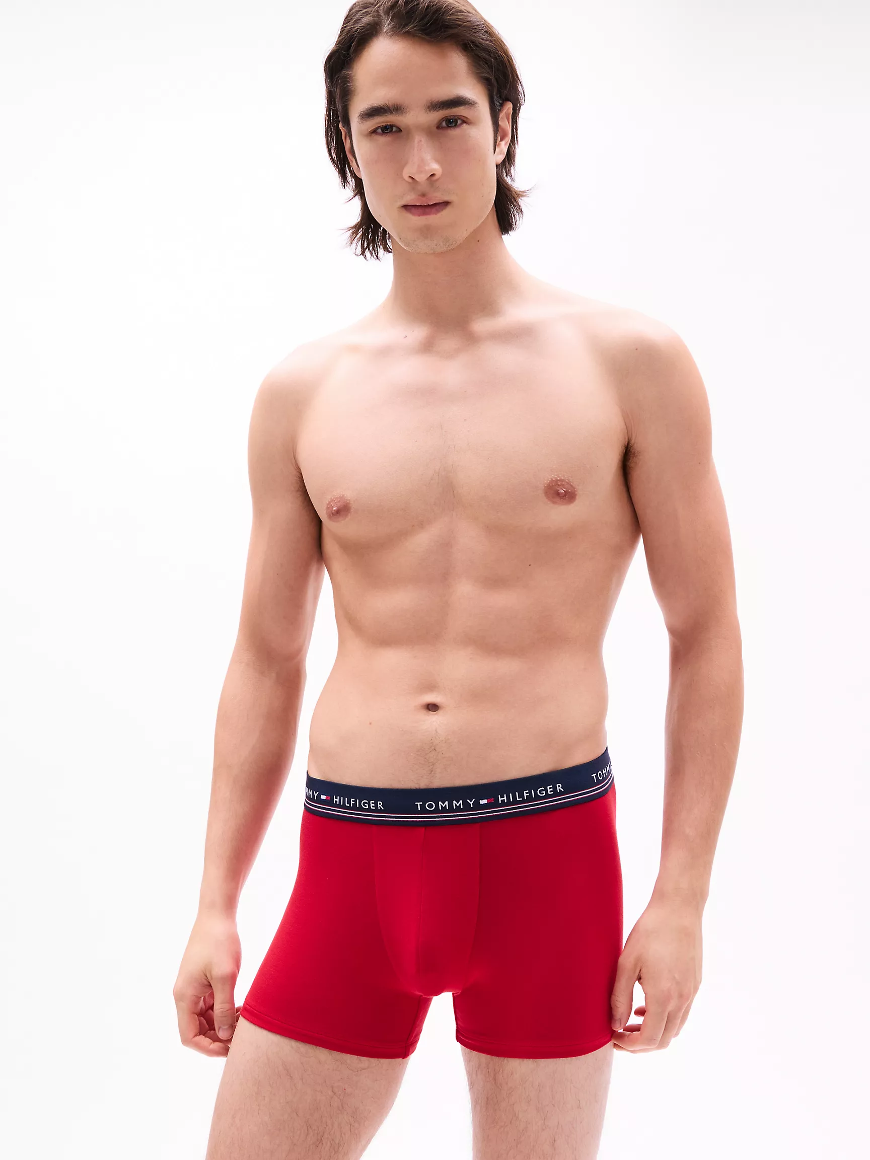 Мужское нижнее белье Tommy Hilfiger, Укороченные трусы-боксеры из эластичного модала (набор 3 шт.)