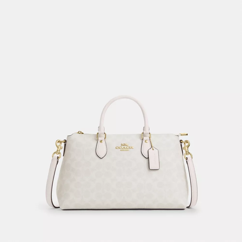 Сумка COACH Georgia Satchel Bag In Signature Canvas