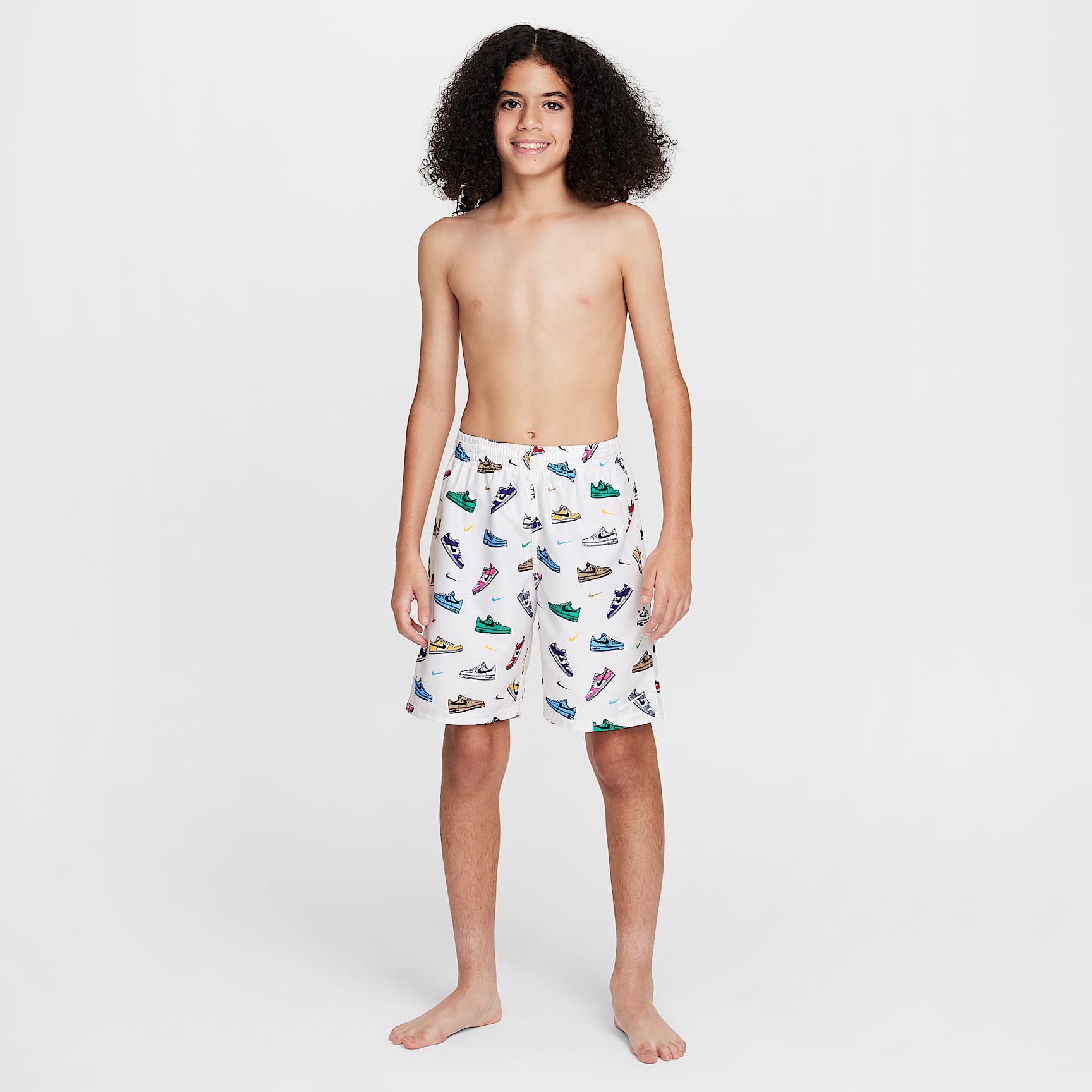 Nike Swim Breaker Big Kids' (Boys') 7" Brief-Lined Volley Shorts