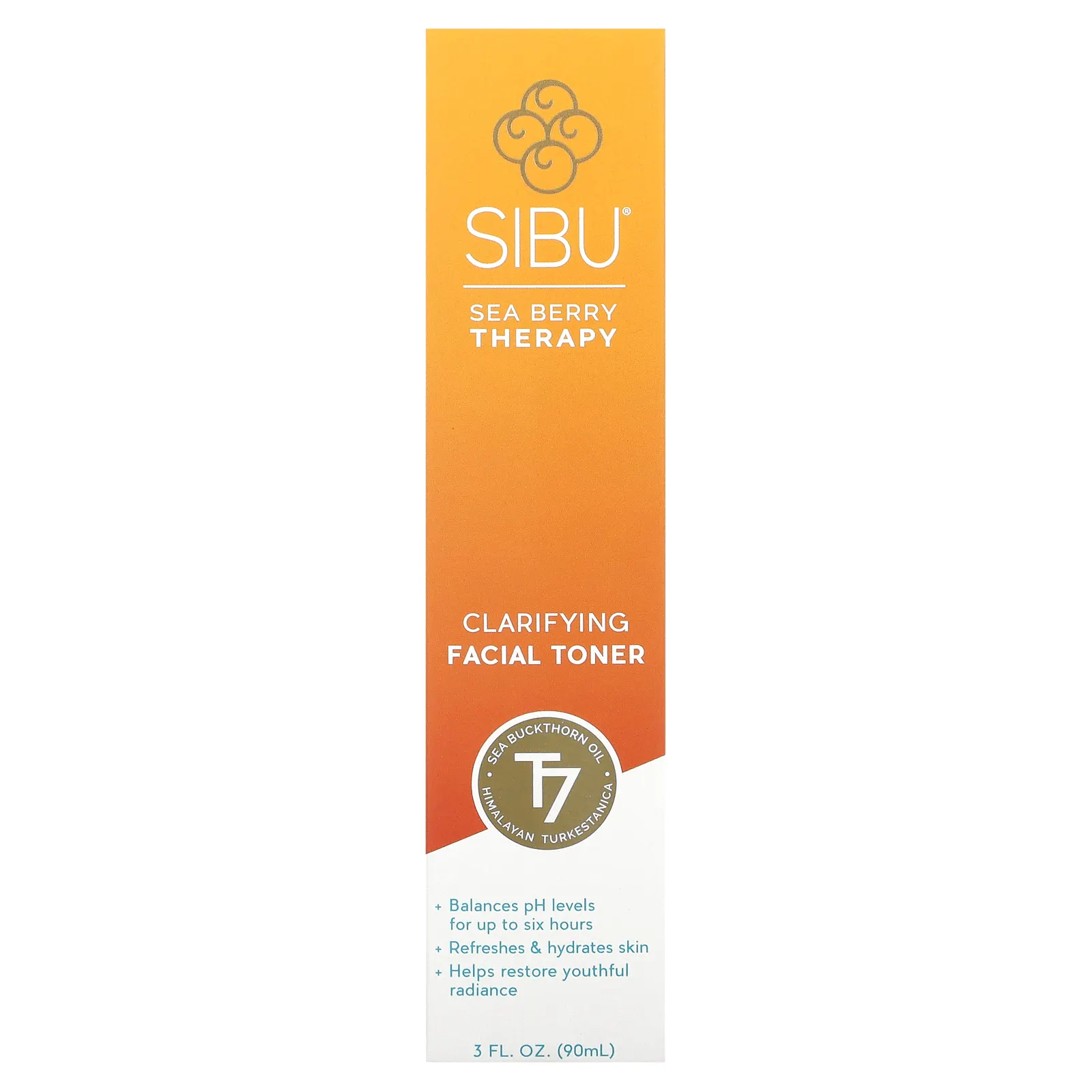 Sibu Beauty, Sea Berry Therapy, очищающий тоник для лица, 90 мл (3 жидк. Унции)