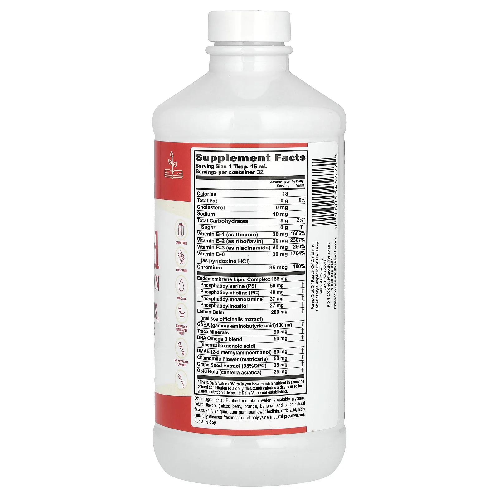 Buried Treasure, Liquid Advantage, жидкая добавка для усиления концентрации внимания, 496 мл (16,54 жидк. унции)