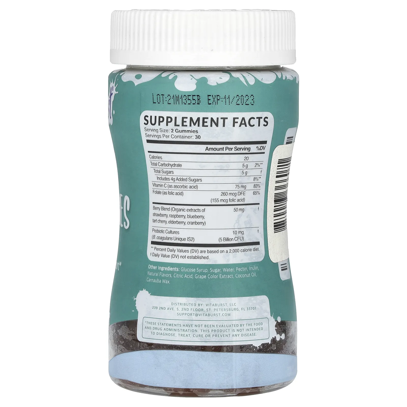 Vitaburst, Pro Gummies, ягодный, 60 жевательных таблеток