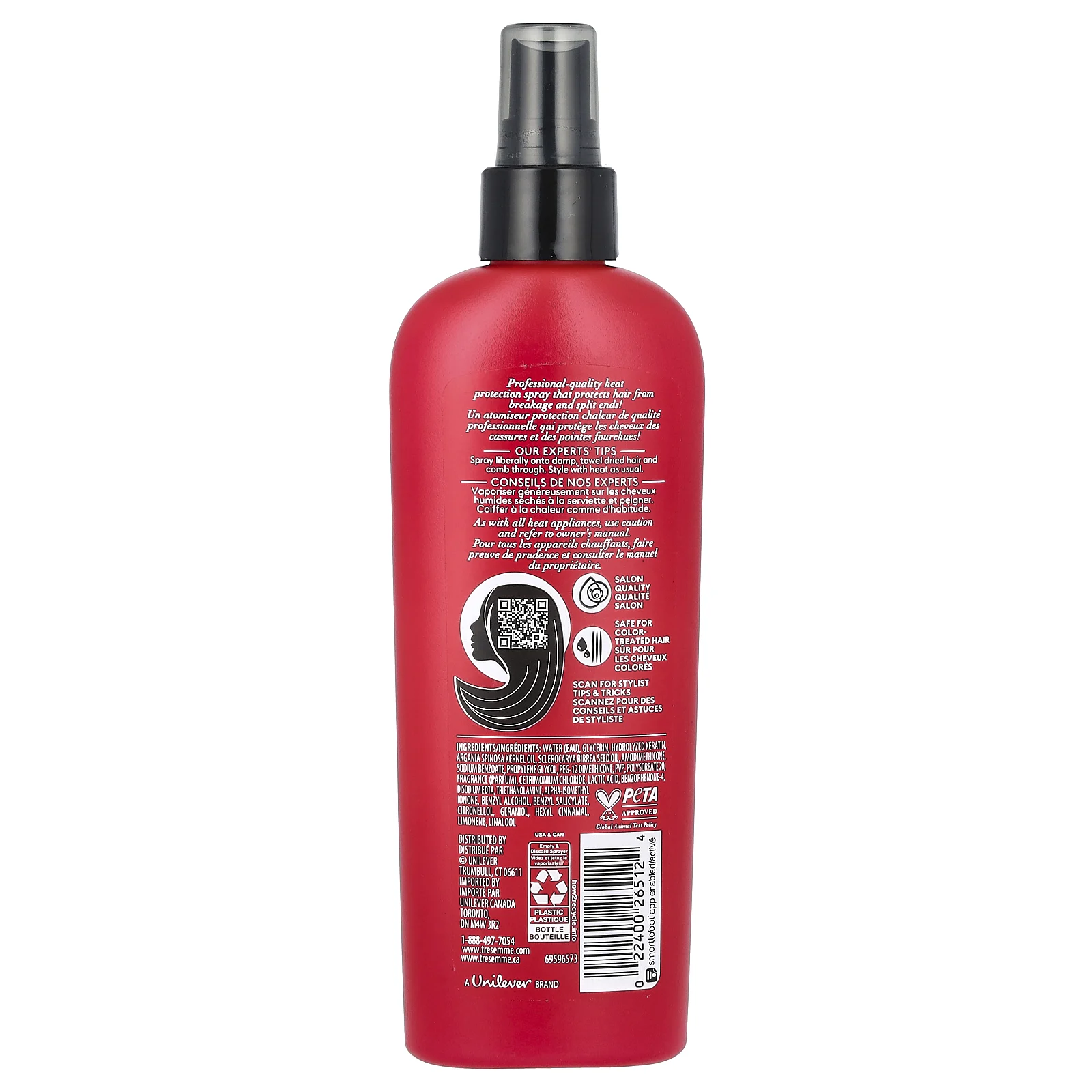 Tresemme, Keratin Smooth Heat Protect, спрей, 236 мл (8 жидк. Унций)