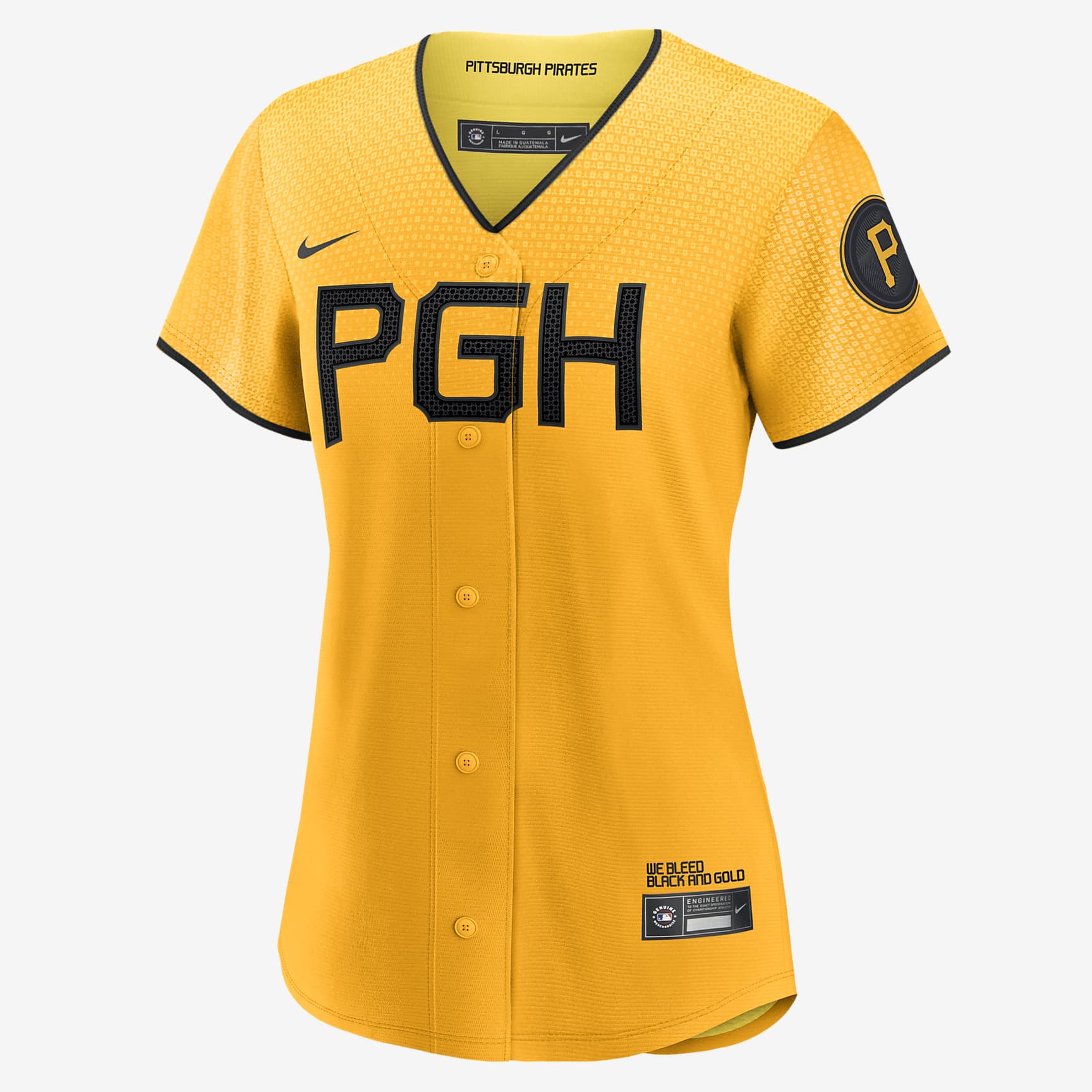MLB Pittsburgh Pirates City Connect (Roberto Clemente) Women's Replica Baseball Jersey