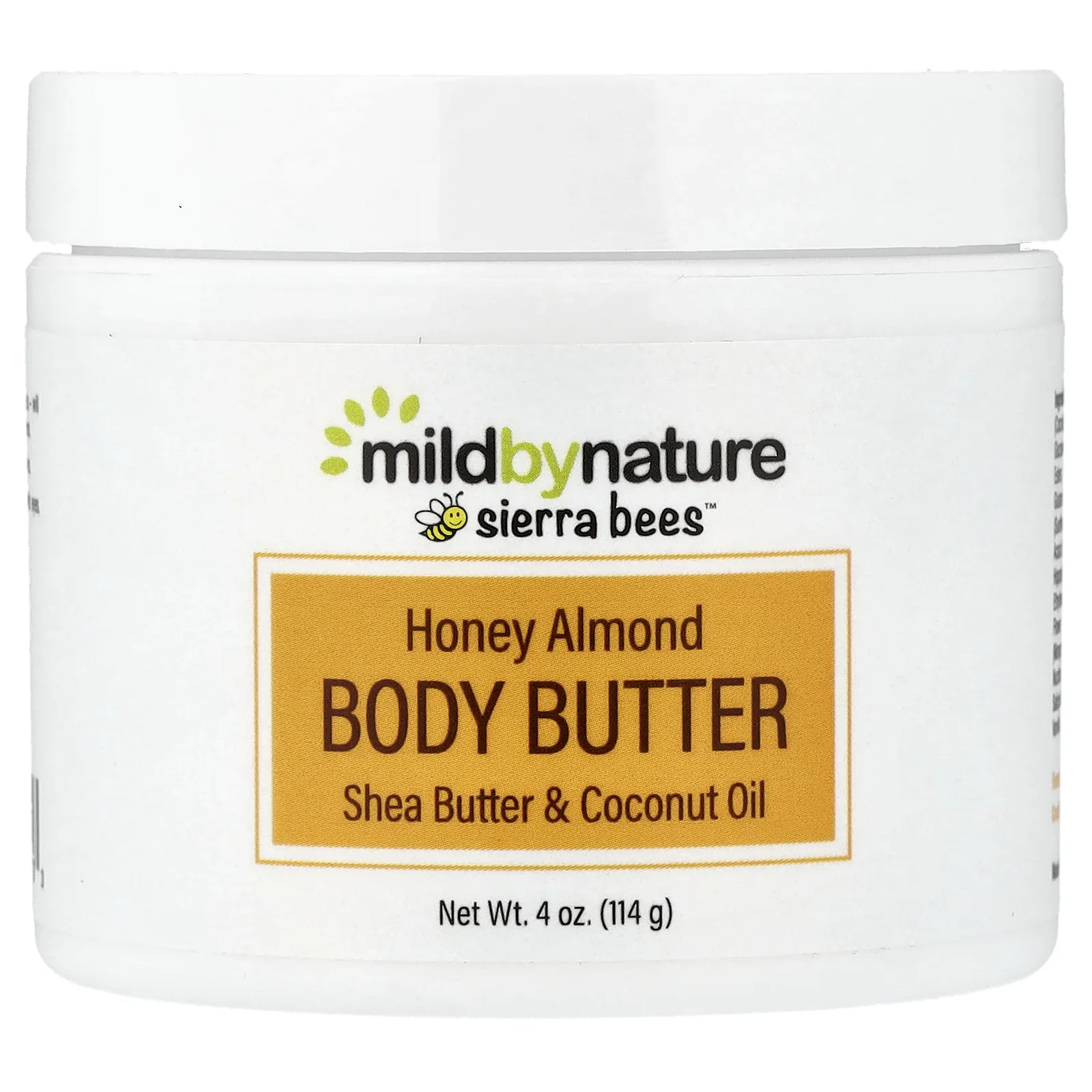 Mild By Nature, Sierra Bees™, масло для тела с мёдом и миндалём, 114 г (4 унции)
