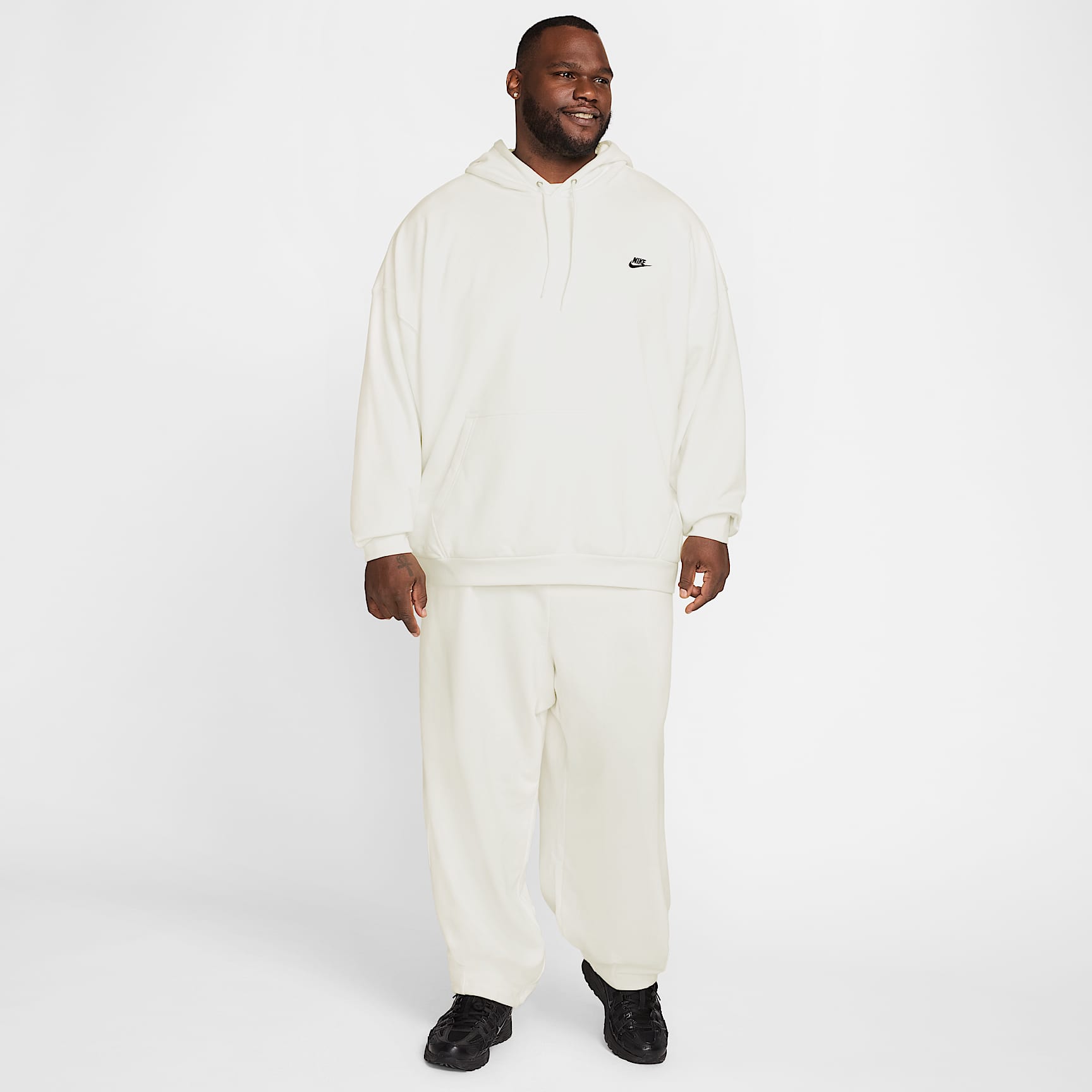 Nike Club Fleece Men's Oversized French Terry Pullover Hoodie