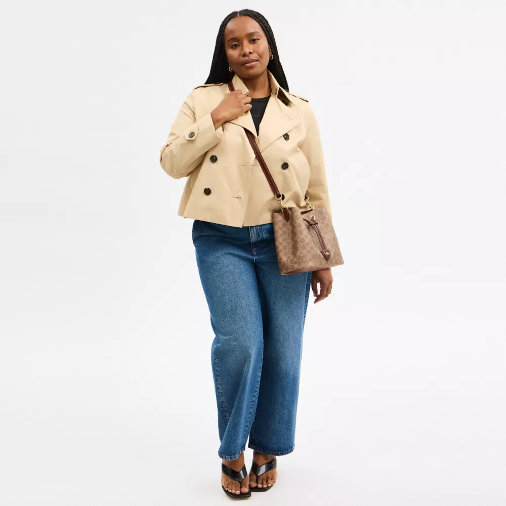 Сумка COACH Rowan Bucket Bag In Signature Canvas