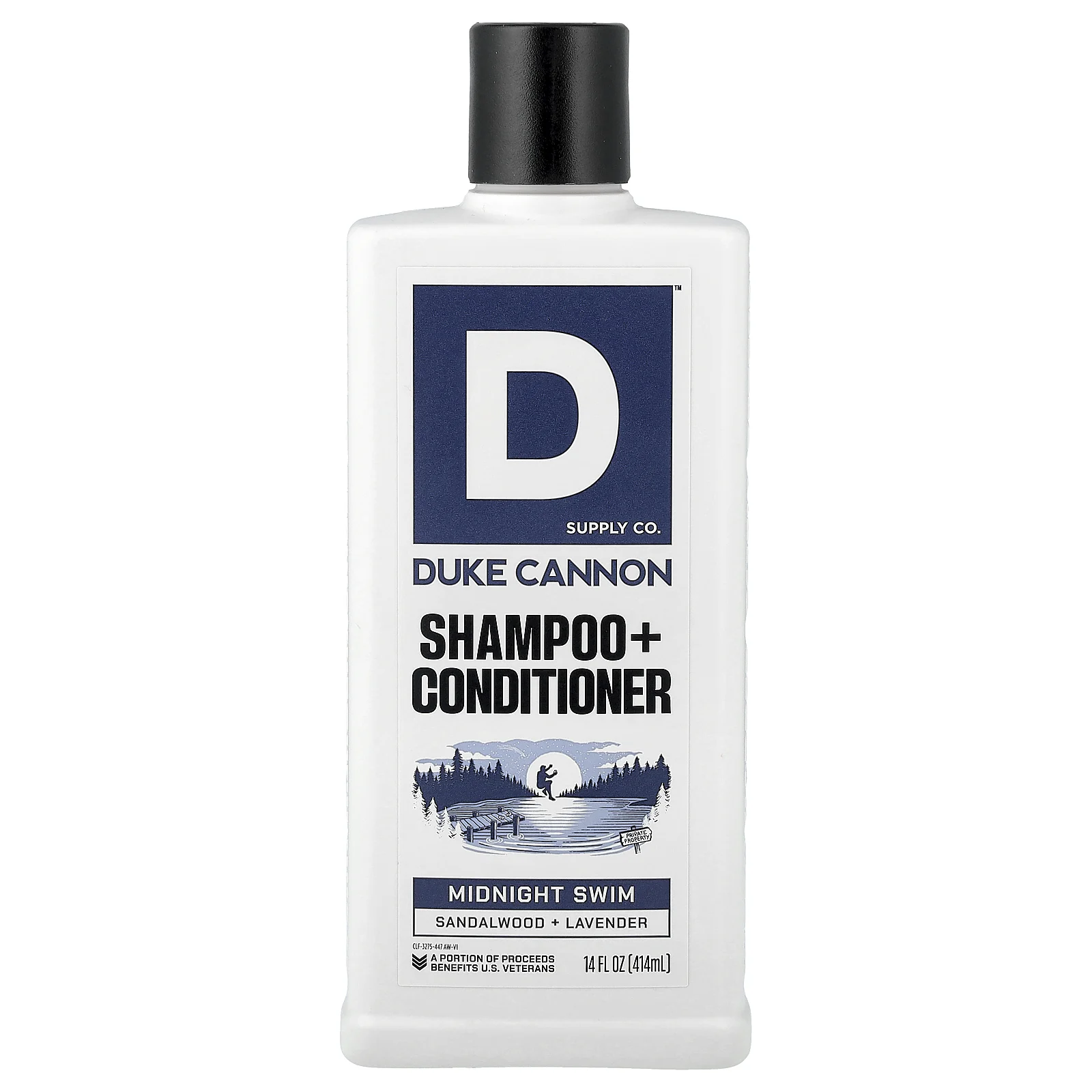 Duke Cannon Supply Co., шампунь и кондиционер, для купания в полночь, 414 мл (14 жидк. унций)