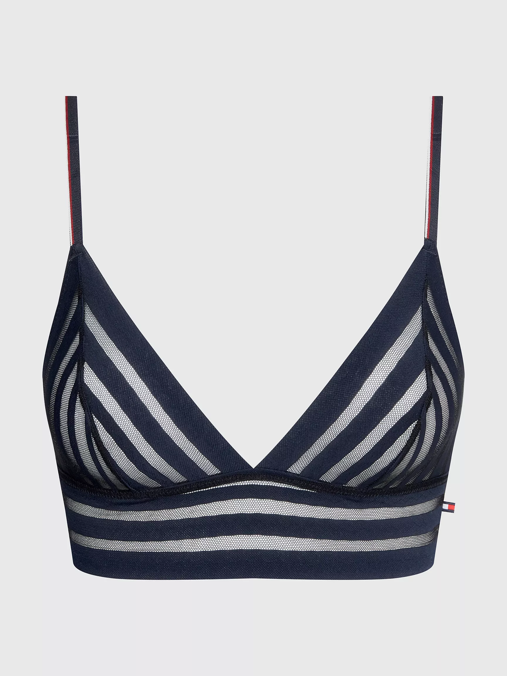 Женское нижнее белье Tommy Hilfiger, Треугольный бралетт без подкладки с двойными полосами