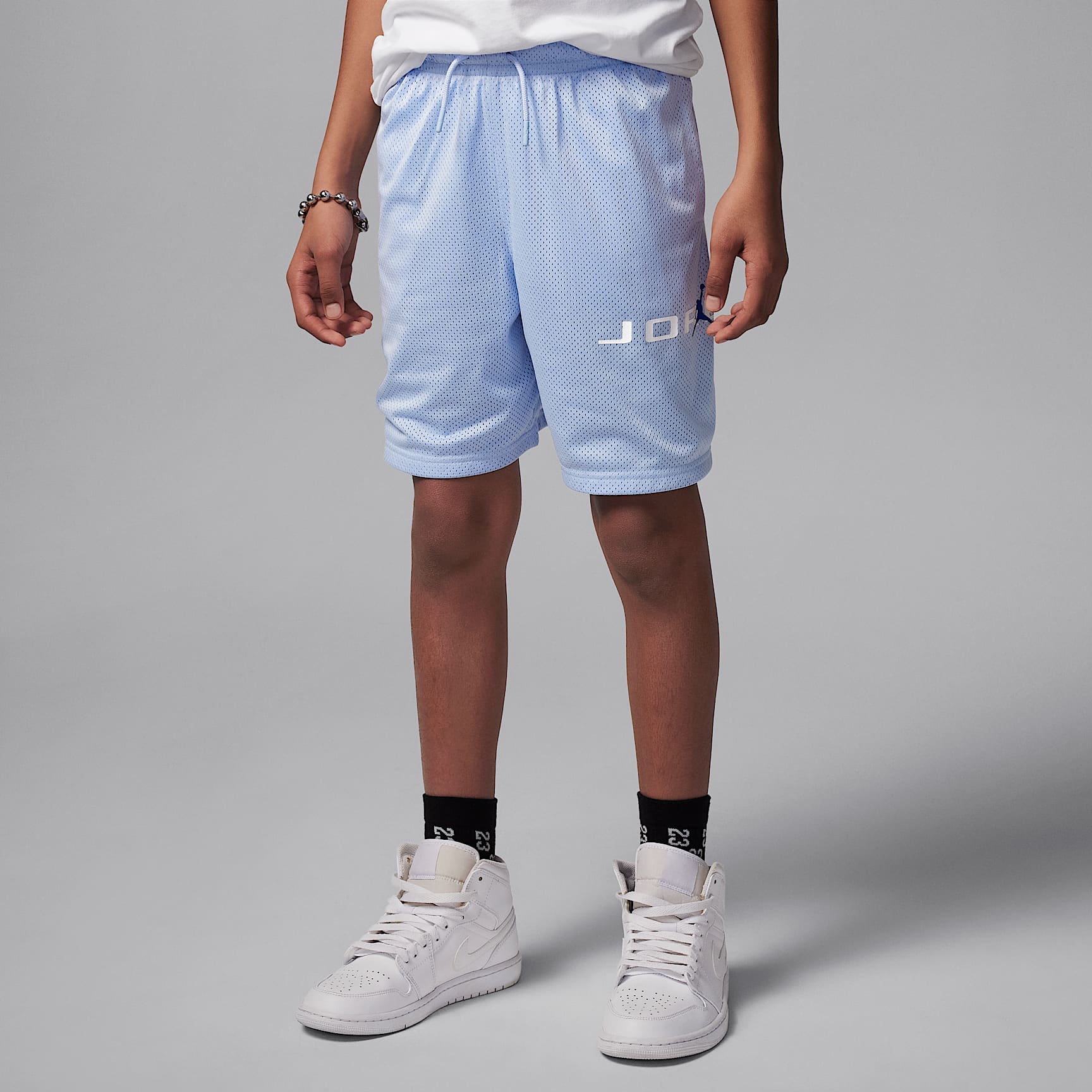Jordan Dri-FIT Big Kids' Baseline Mesh Shorts