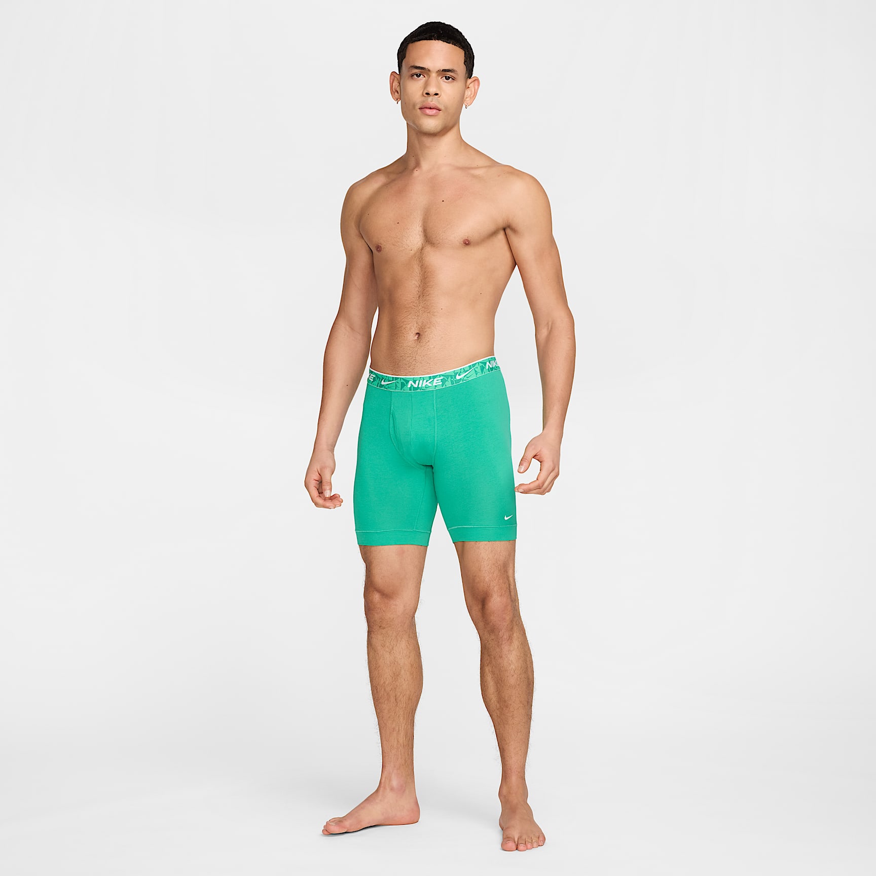 Nike Dri-FIT Essential Cotton Stretch Men's Long Boxer Briefs (3-Pack)