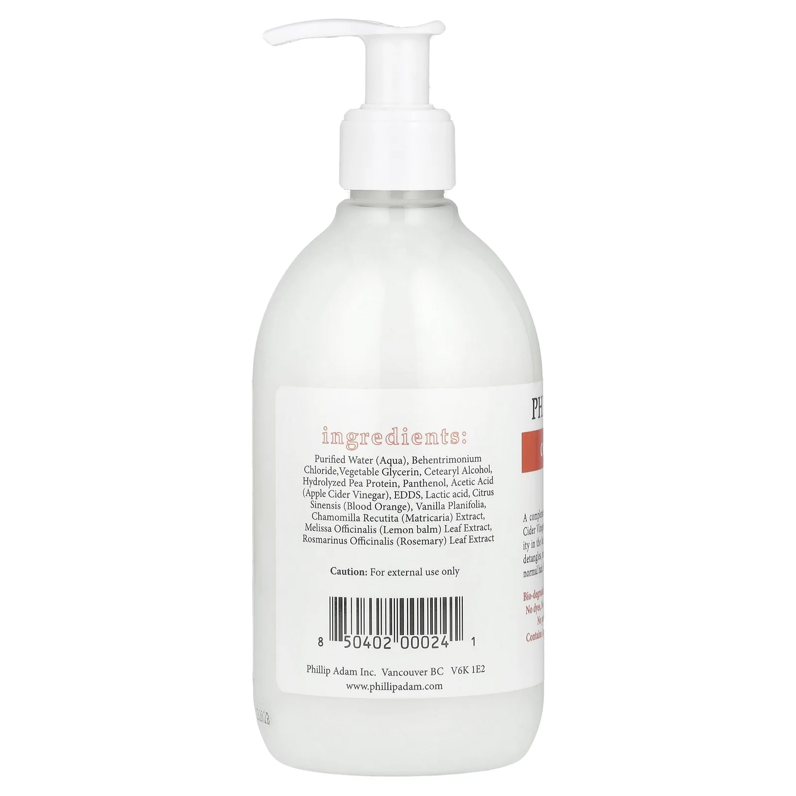 Phillip Adam, Кондиционер, апельсин и ваниль, 355 мл (12 жидк. Унций)