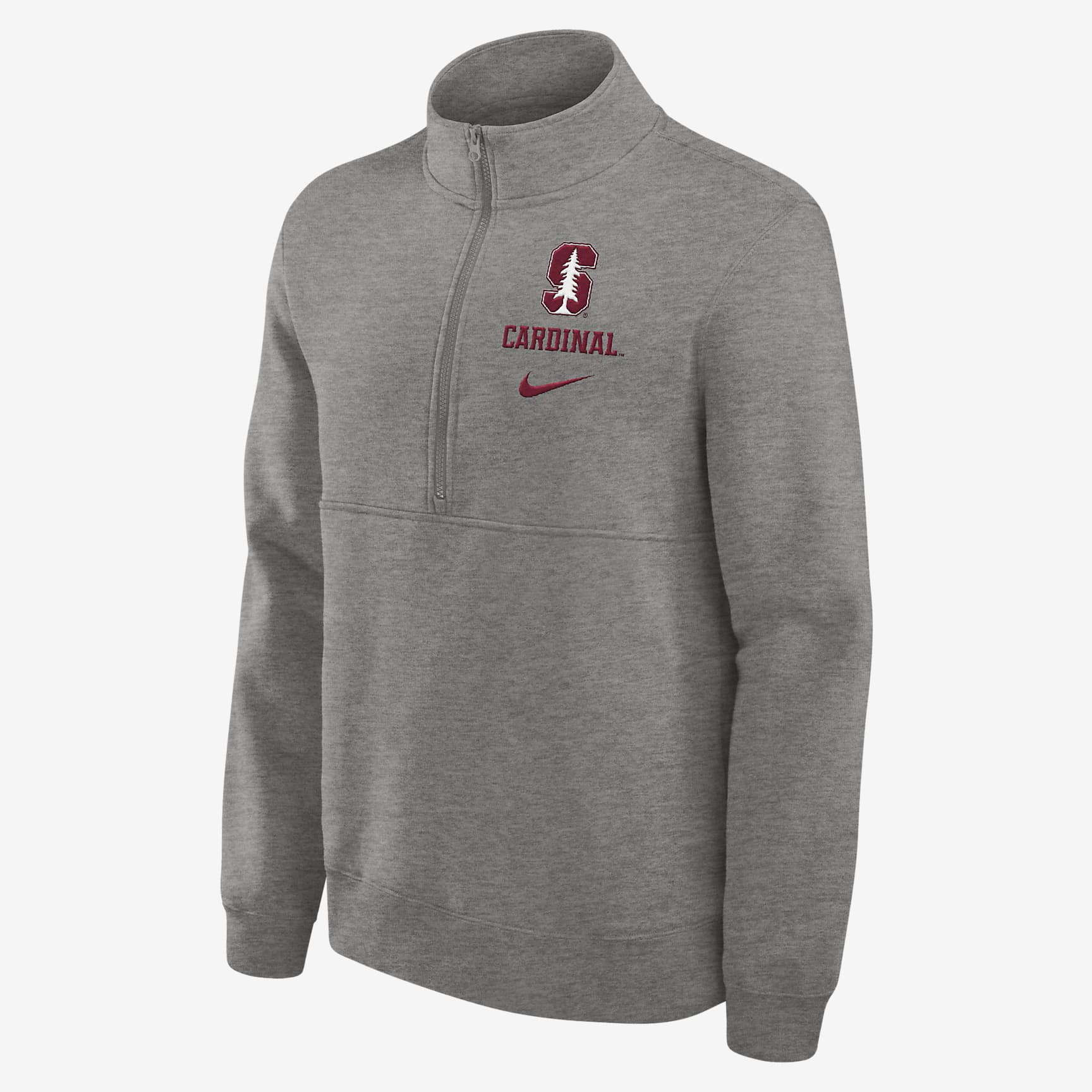 Stanford Cardinal Primetime Club Men's Nike College 1/2-Zip Crew