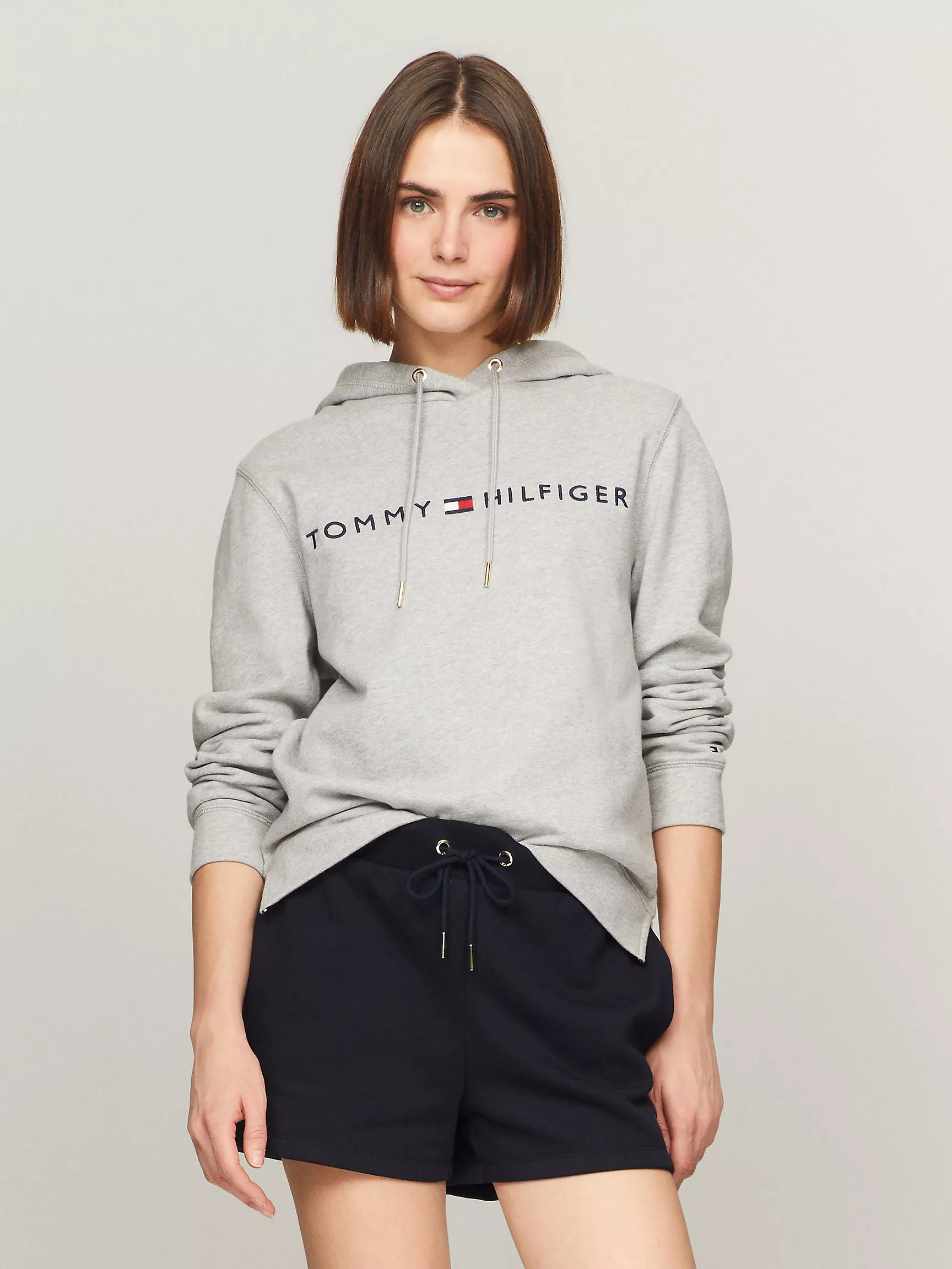 Женское худи Tommy Hilfiger, Худи с вышитым логотипом Tommy