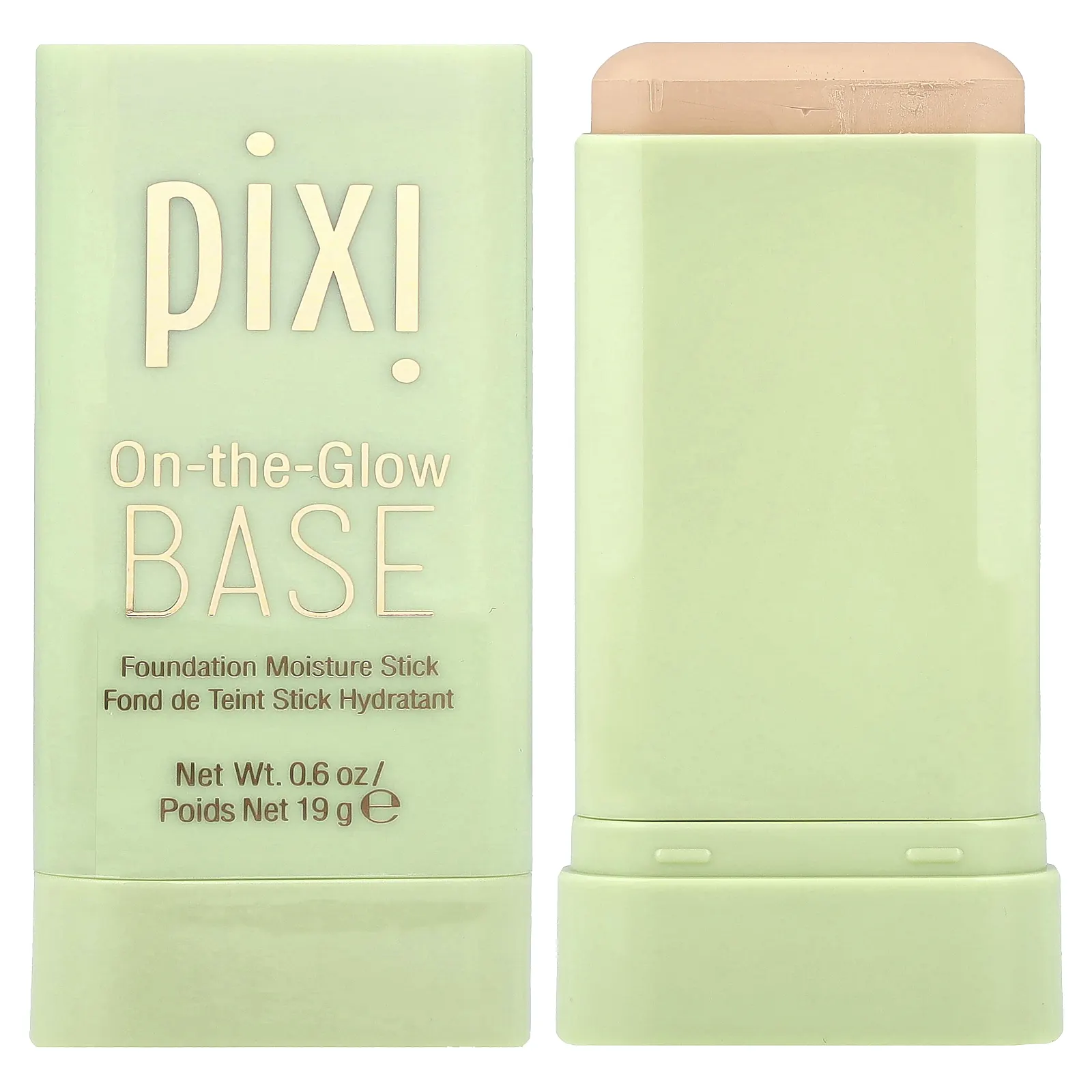 Pixi Beauty, On-The-Glow Base, увлажняющий стик для основы, крем, 19 г (0,6 унции)