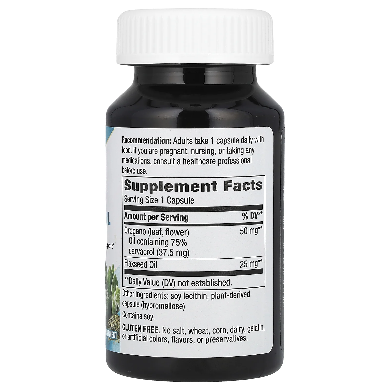 Nature's Way, масло орегано, 60 веганских капсул